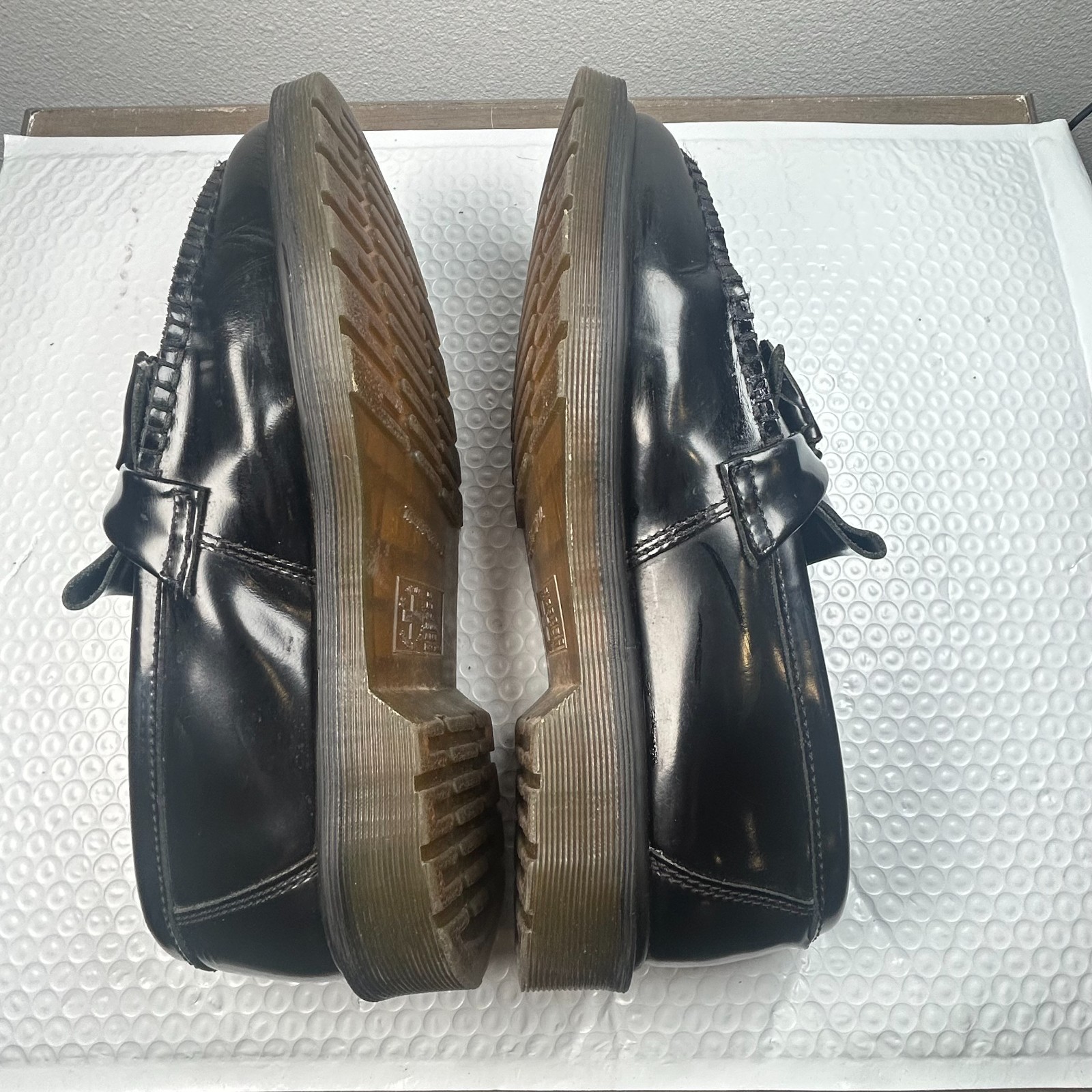 Dr. Martens Adrian Kilite Tassel Loafers Black Leather Men’s US 8 UK 7 EU 41