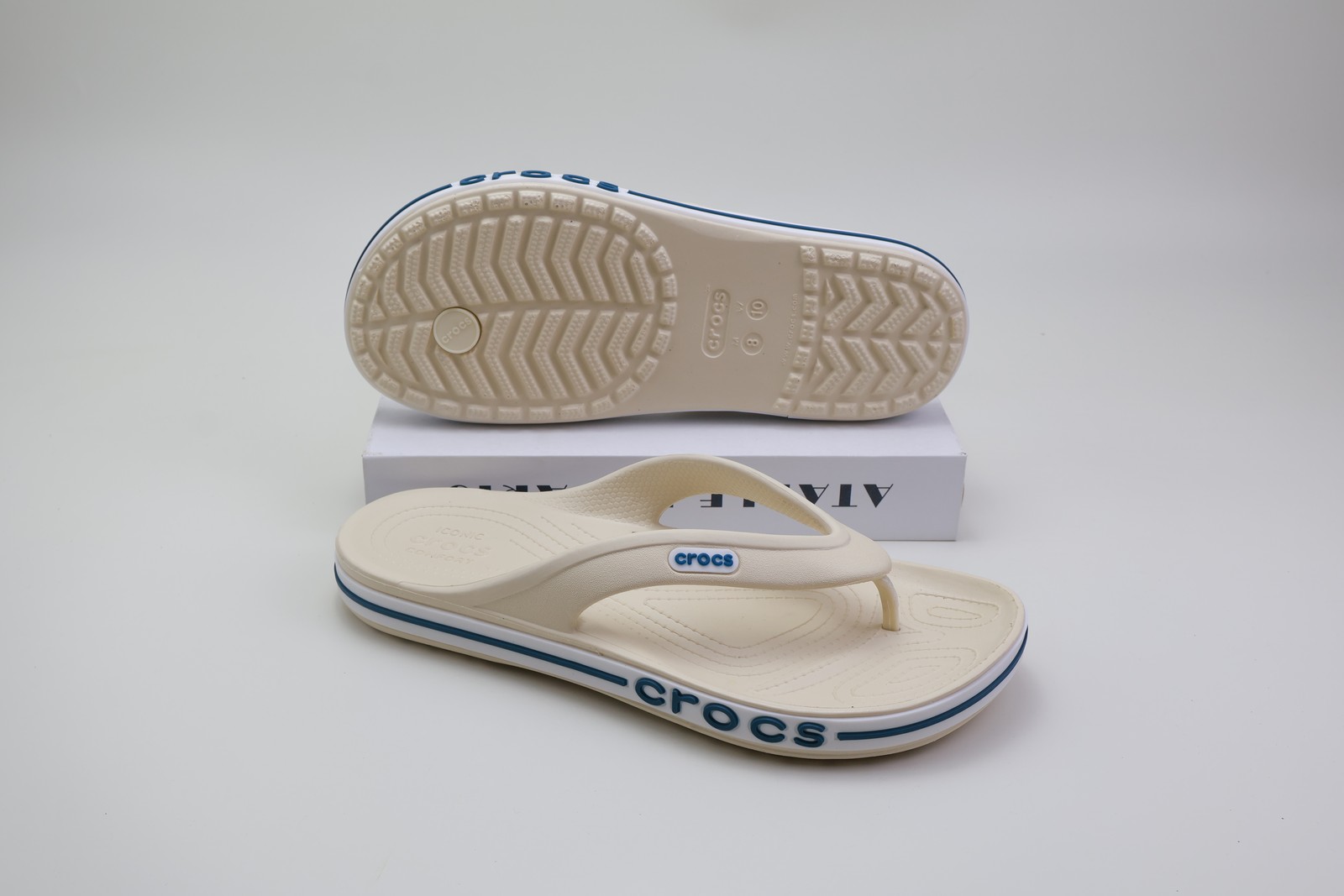 Crocs Adult Bayaband Flip Flop Sandals Brand New