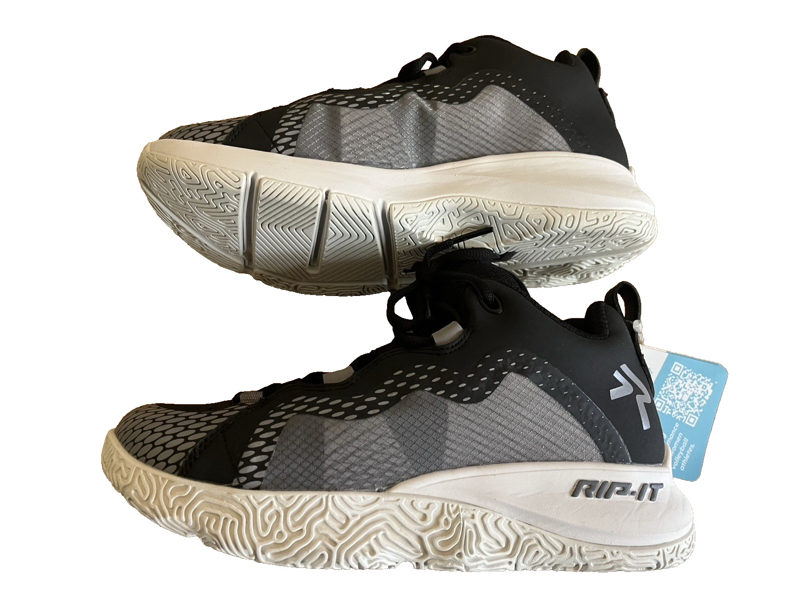 Rip It Future Volleyball Shoe womens Size 7.5 black & white New! sneakers