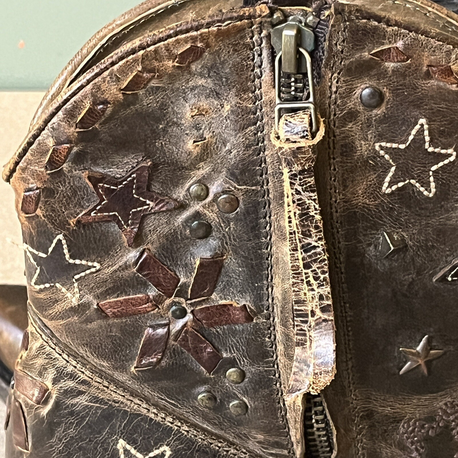 Ariat Starla Western Boot ATS Technology Premium Leather Star Embroidery & Studs