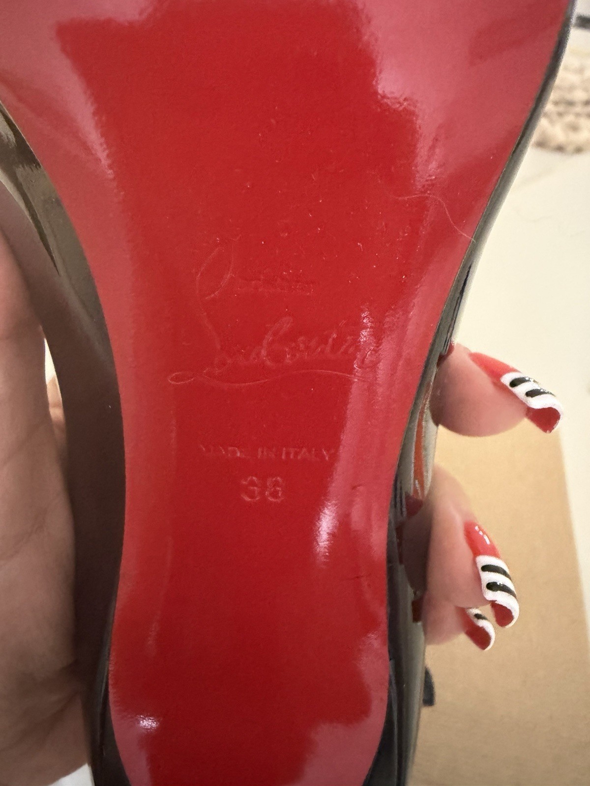 Christian Louboutin So Kate 120 Black Patent Pumps – Size EU 38 – Brand New