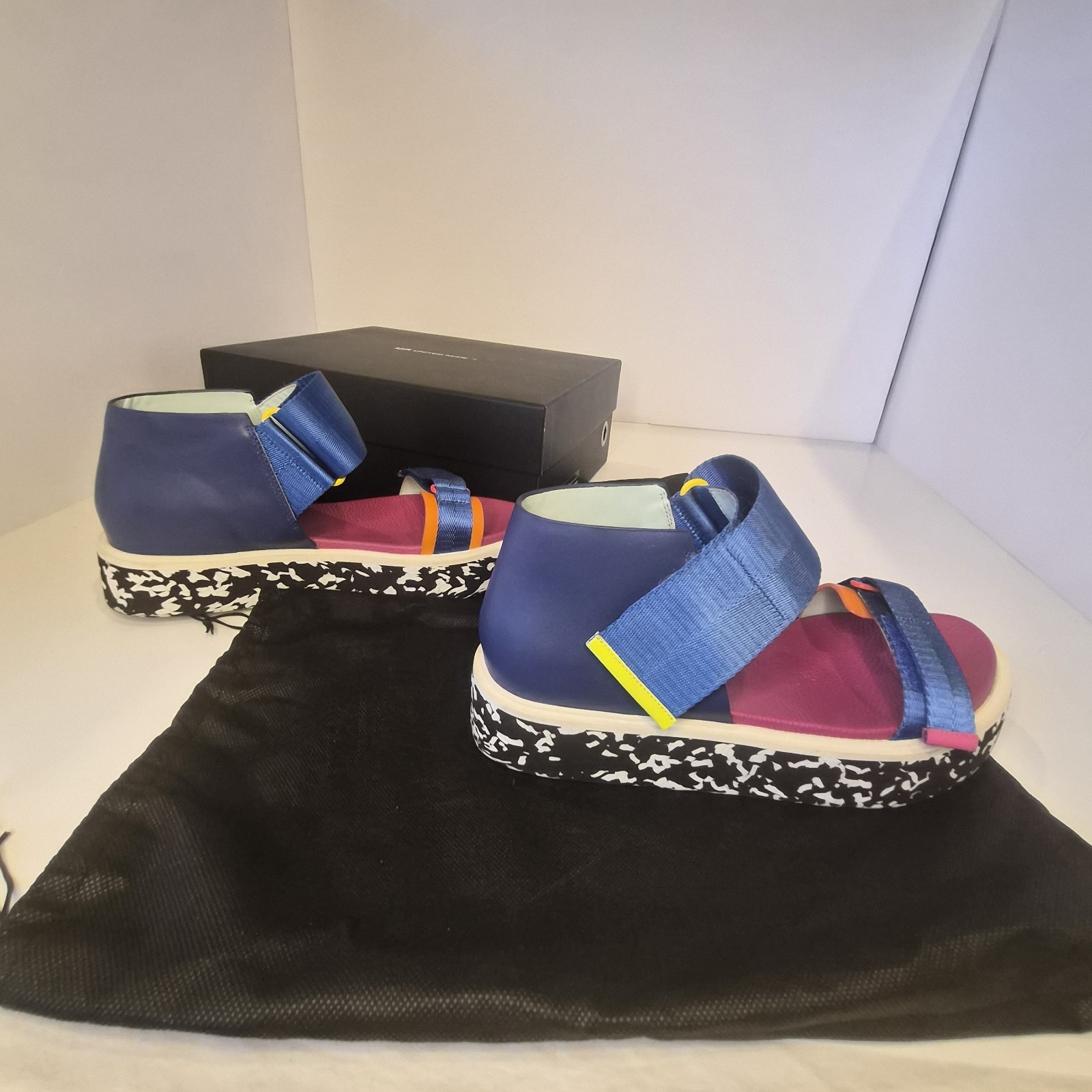 United Nude Women’s Strappy Leather/Nylon Sandals – Fiesta EU 40 US