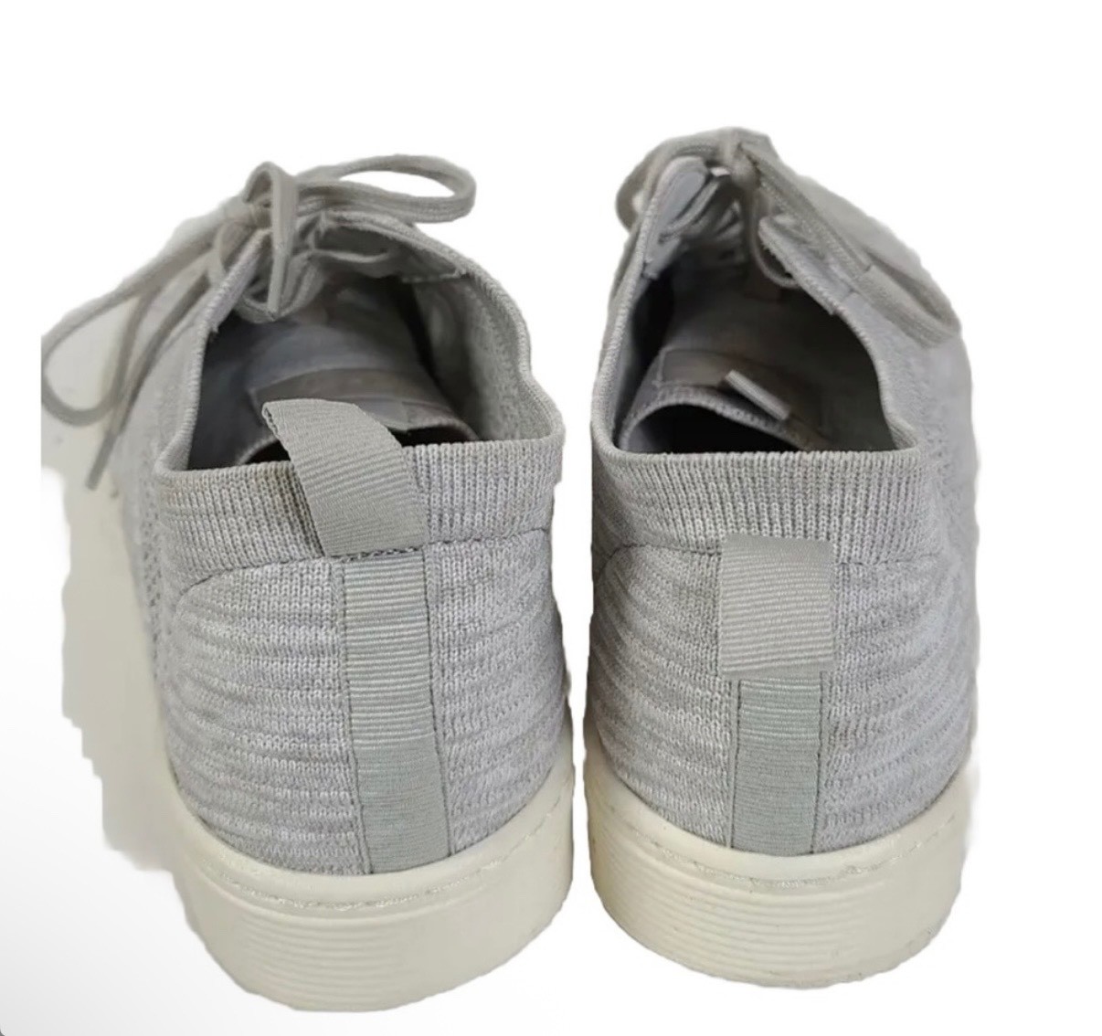 Sofft Womens Somers Knit Grey Lace Up Size 9 Breathable Comfort Sneakers