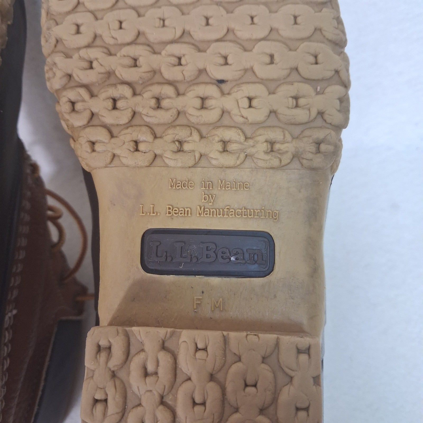 L.L. Bean Duck Boots Womens 7 Brown Leather Waterproof Bean Boots 6 Inch