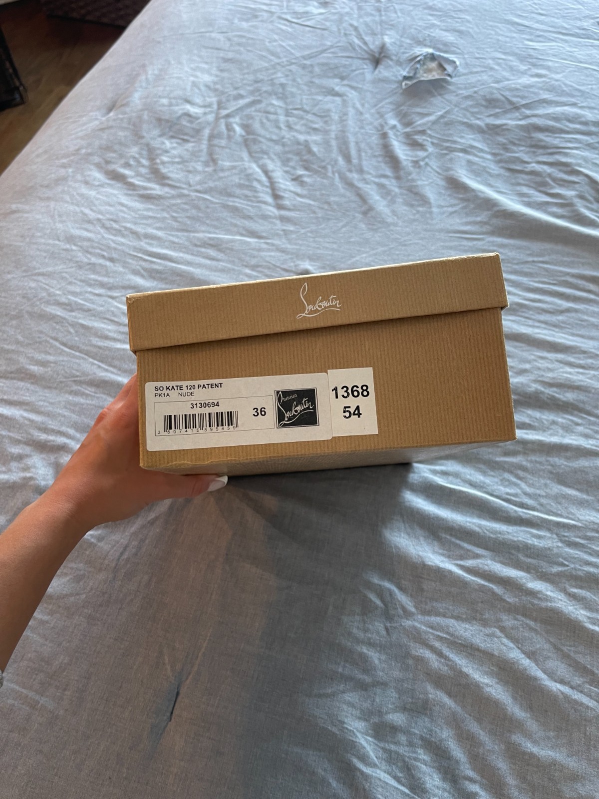 So Kate 120 mm Pumps – Patent calf leather – Blush – Women Size 36 With Box