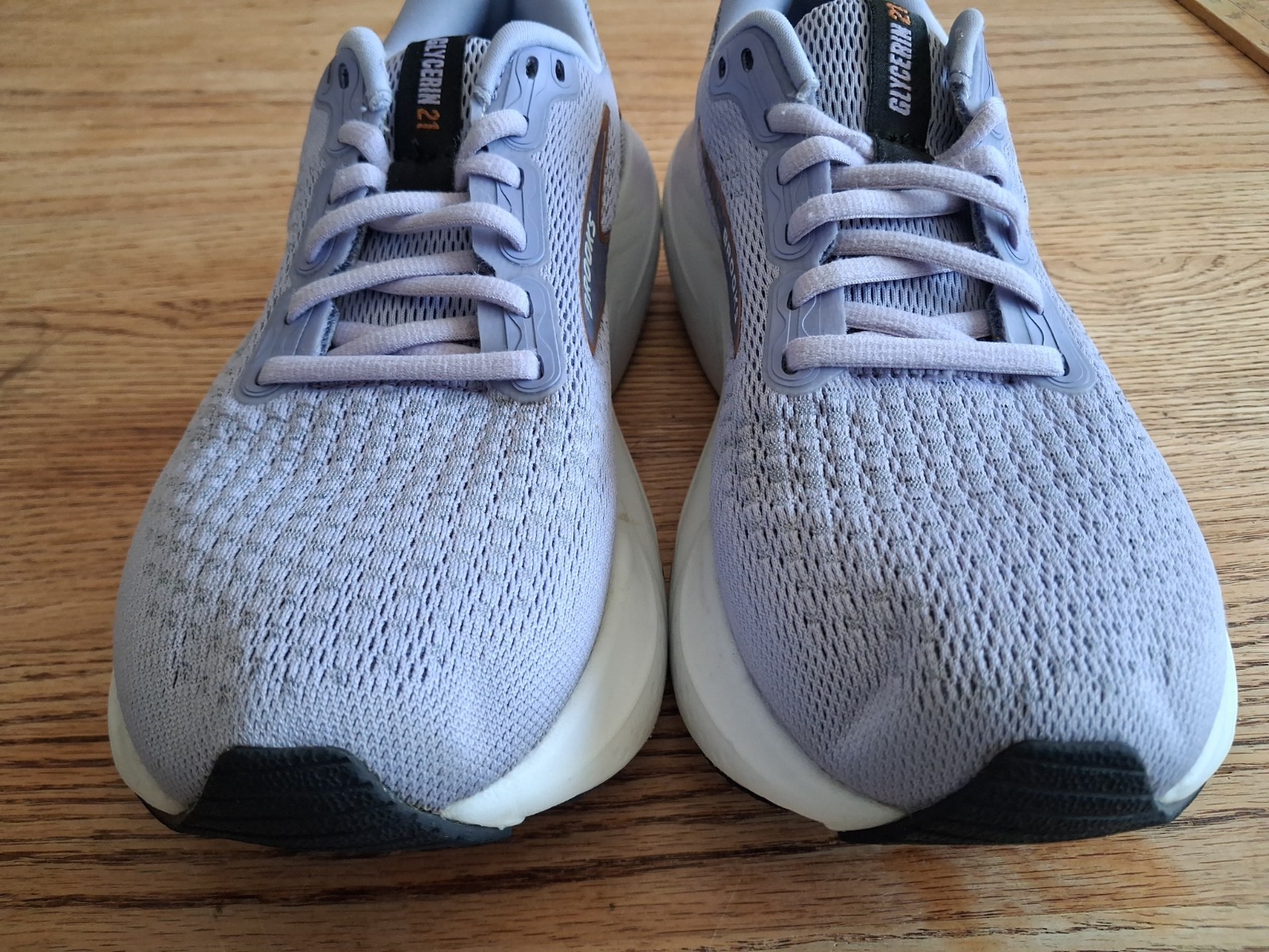 Brooks Glycerin 21 Purple 1204081B544 Running Shoes Sneakers Womens Sz 8 B