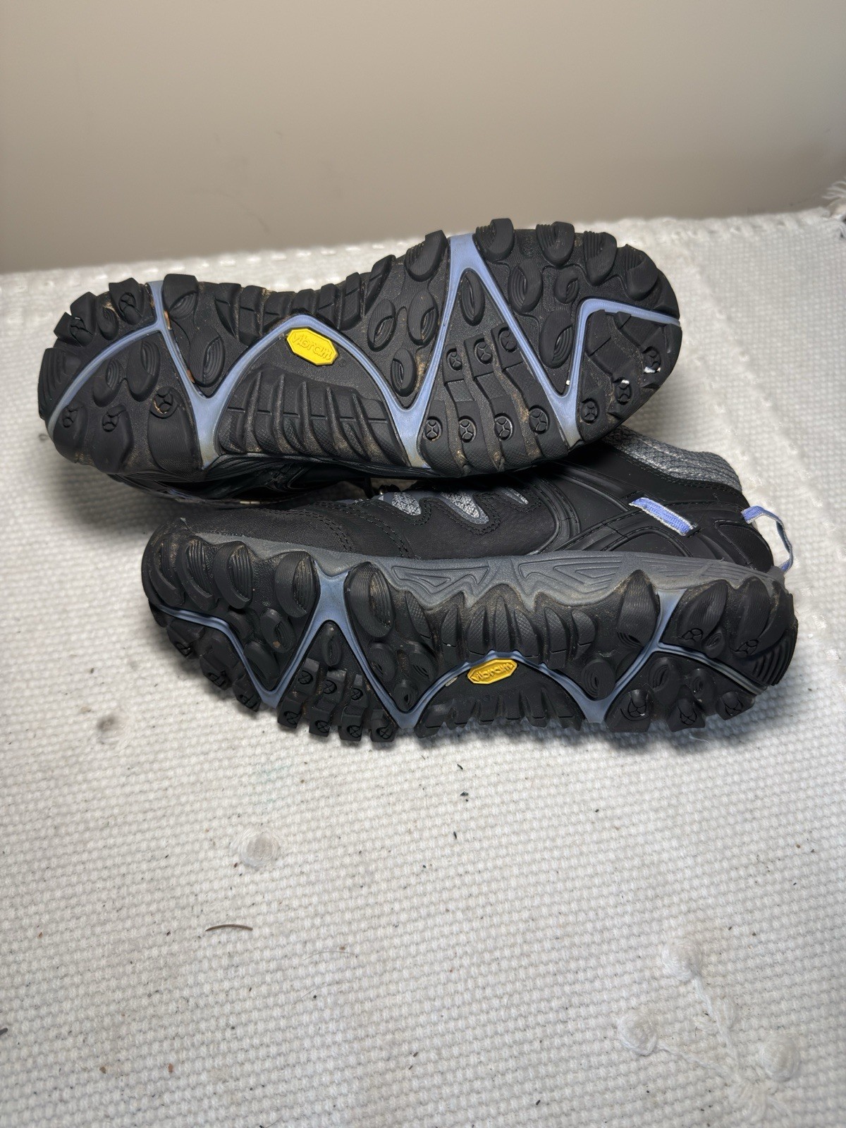 Merrell All Out Blaze Shoes Womens 8.5 Hiking Boots Black Performance Footwear