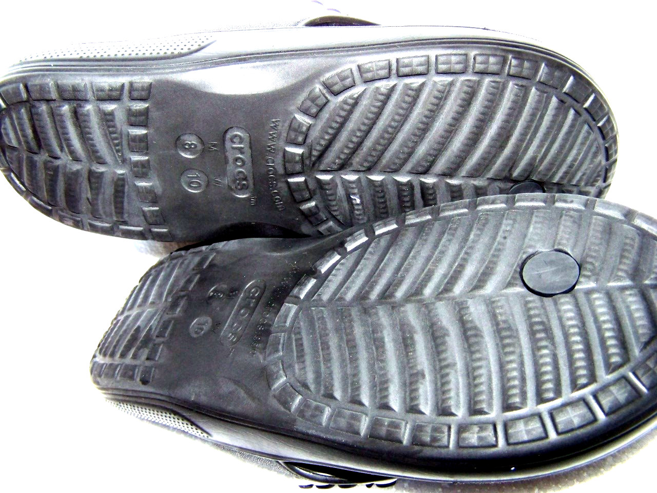 Crocs Baya 10 Wmns / Mens 8 Flip Flop Sandals 208192 Black Slip Ons Unisex NTNEW