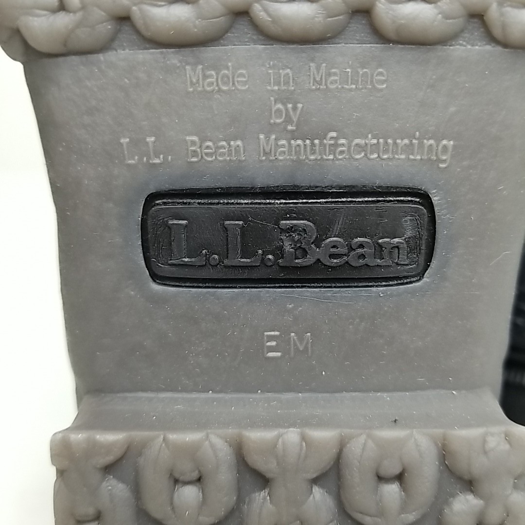 Bean Boots By LL Bean 6.5″ Chelsea Duck Rain Boots Women’s sz 9 M Black Leather