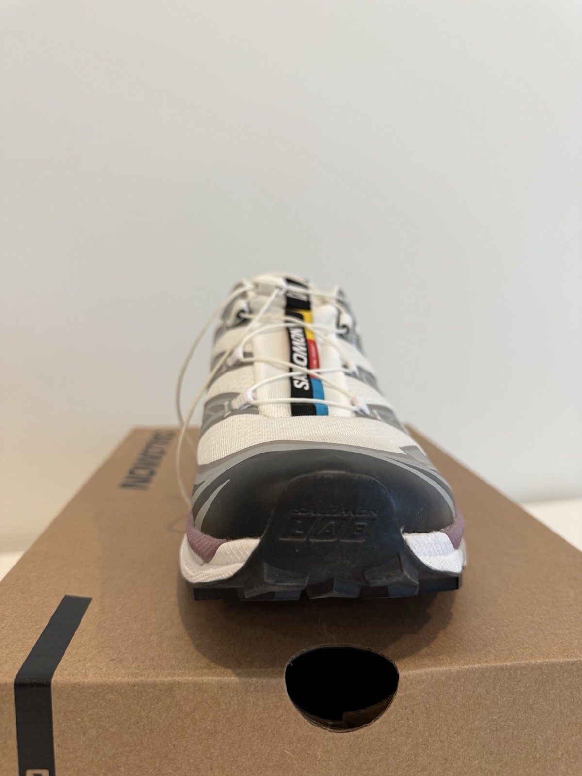 Salomon S/LAB XT-6 Trail Running Sneakers White/Black/Gray/Purple 492096