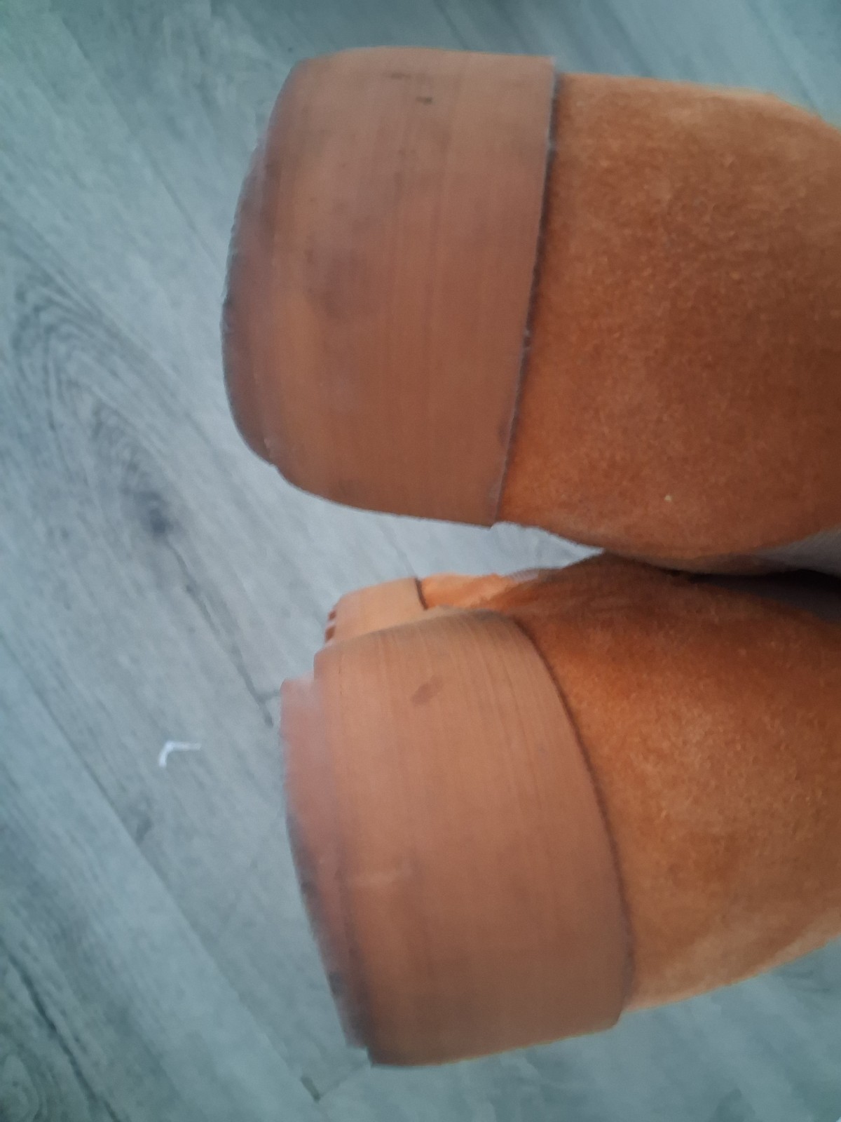 Yeezy Season 3 Burnt Sienna Orange Combat Boot 41 Leather Suede YZY Gap Kanye.