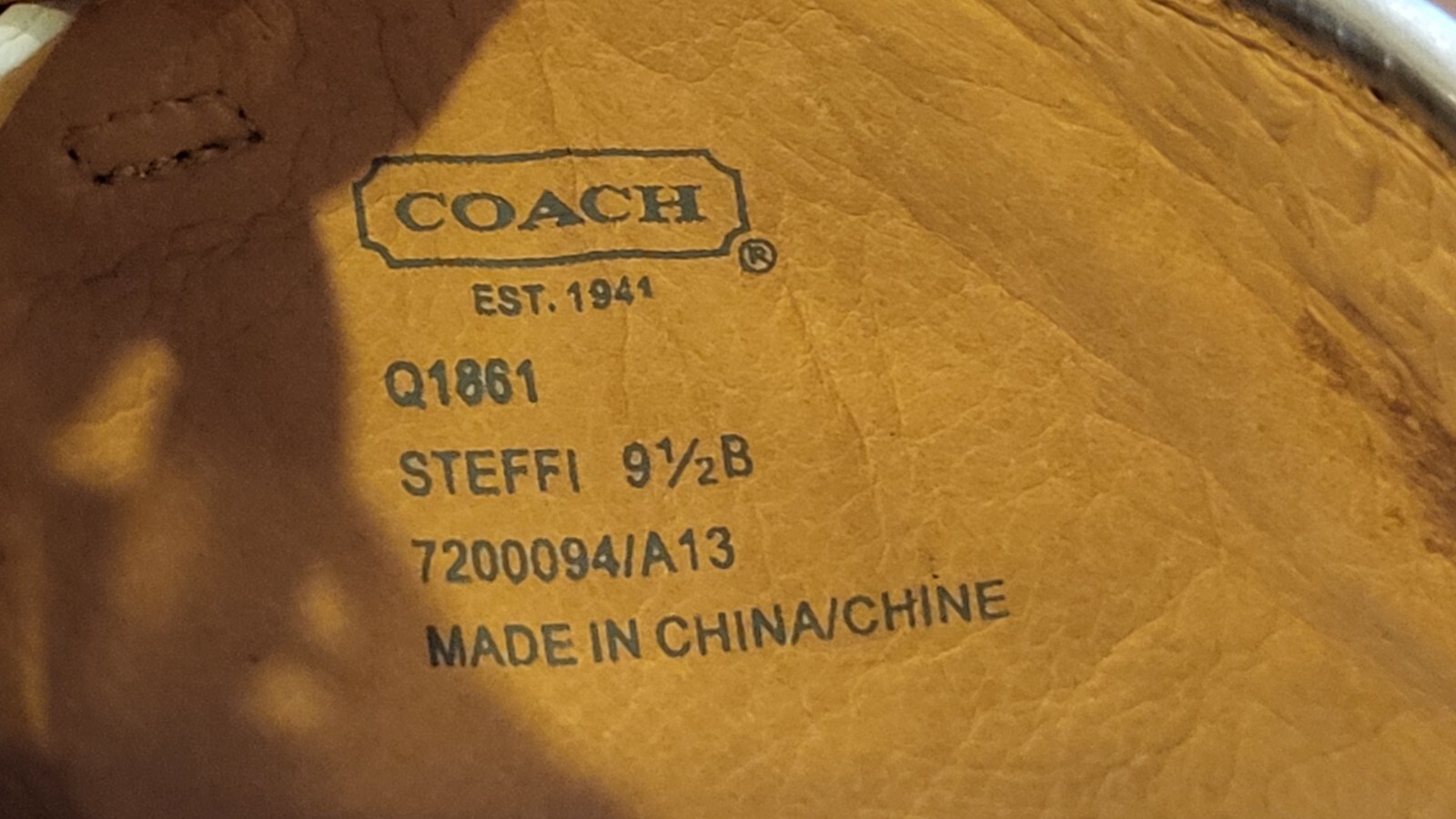 Coach Steffi Blue Tan And Silver Slingback sandal Pump SZ 9.5 4″ HEEL, EUC!