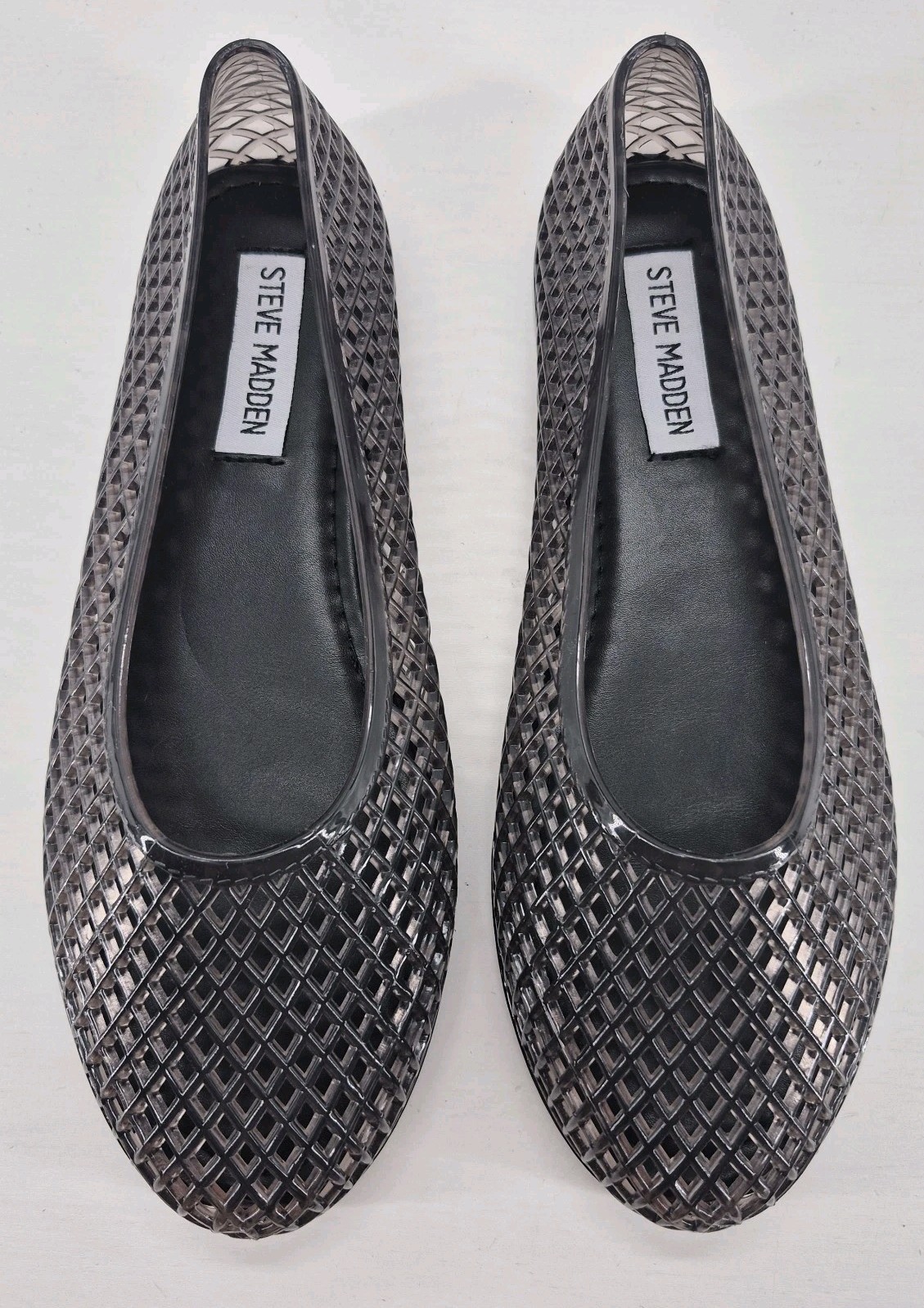 Steve Madden GYZMO Smoke Jelly Ballet Flats Women US 6 EU 36-37 UK 4 Slip On