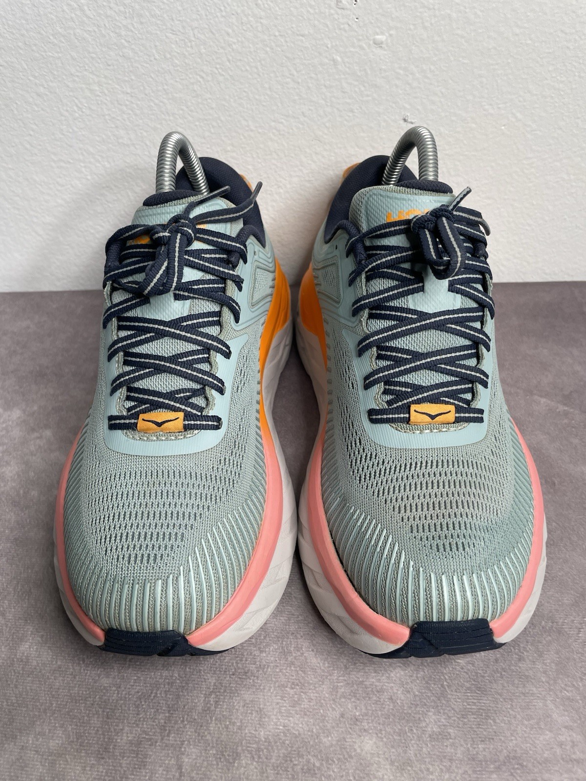 Hoka One One Bondi 7 Sneakers Womens Size 7.5D Wide Running Gym Shoes