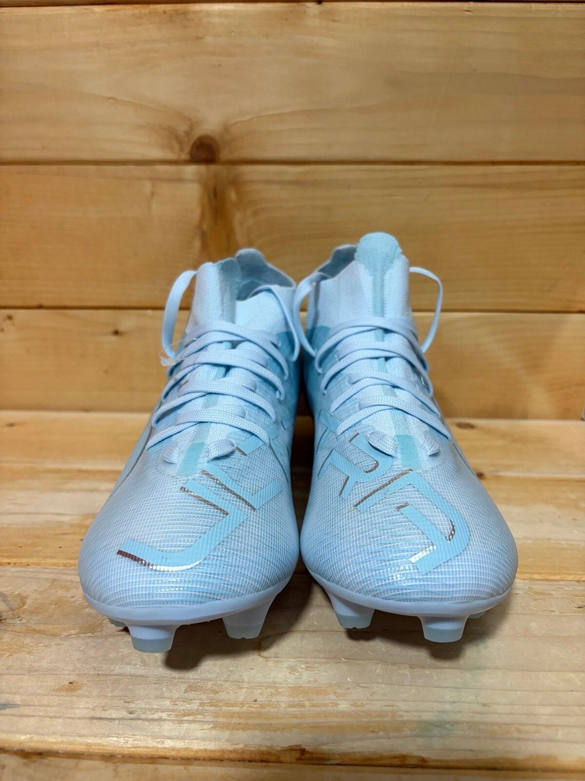 New Puma Ultra Match 5 FG AG Soccer Cleats White Blue Women’s Size 6 108640-01