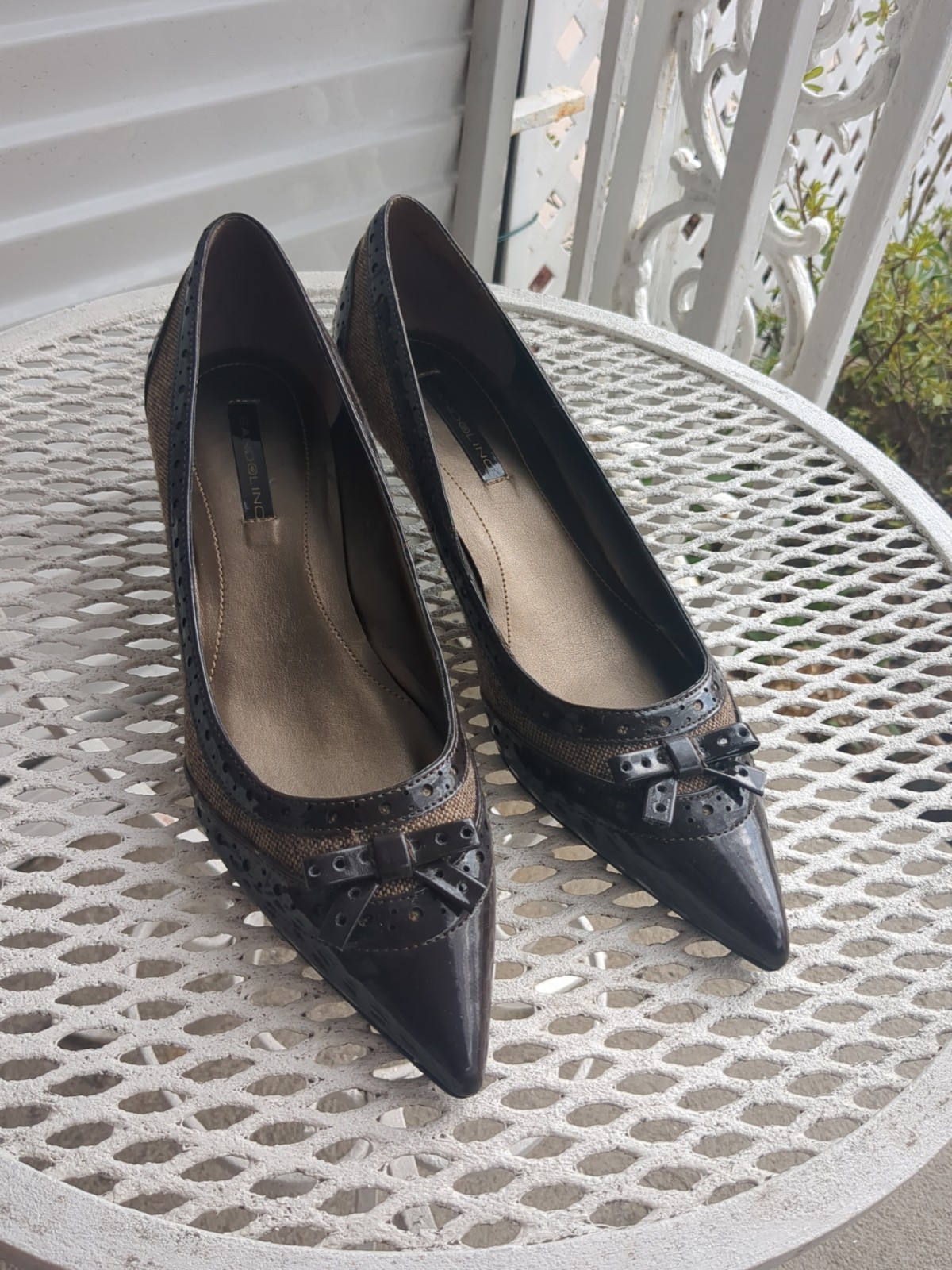 Bandolino Brown Gray Pumps Size 9 Women’s