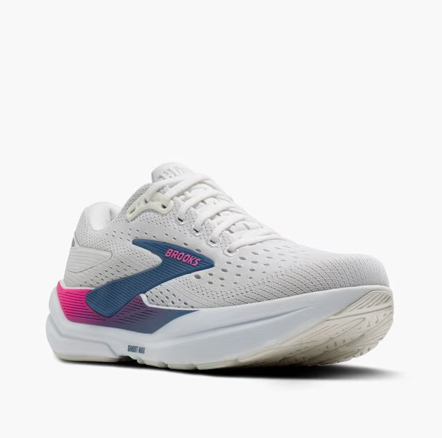 Brooks Women’s Ghost Max 3, 132 – White/Moonlight/Pink