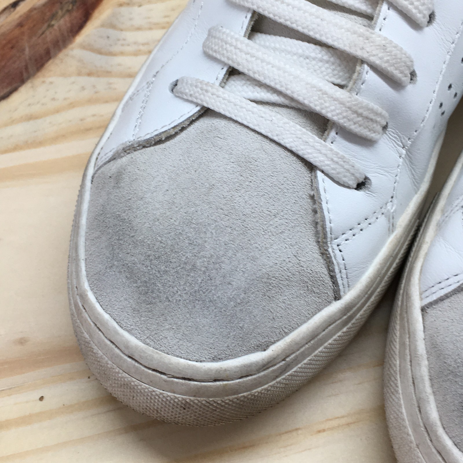 Steve Madden Sneaker Womens 8M White Rezume Round Toe Laced Up Casual Leather