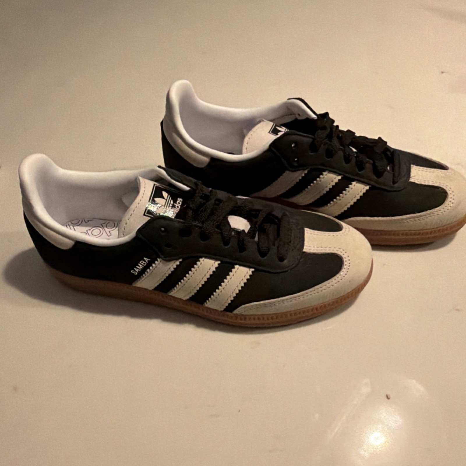 adidas Samba OG Black White Gum Suede Women’s Sneaker Athletic Soccer IE5836