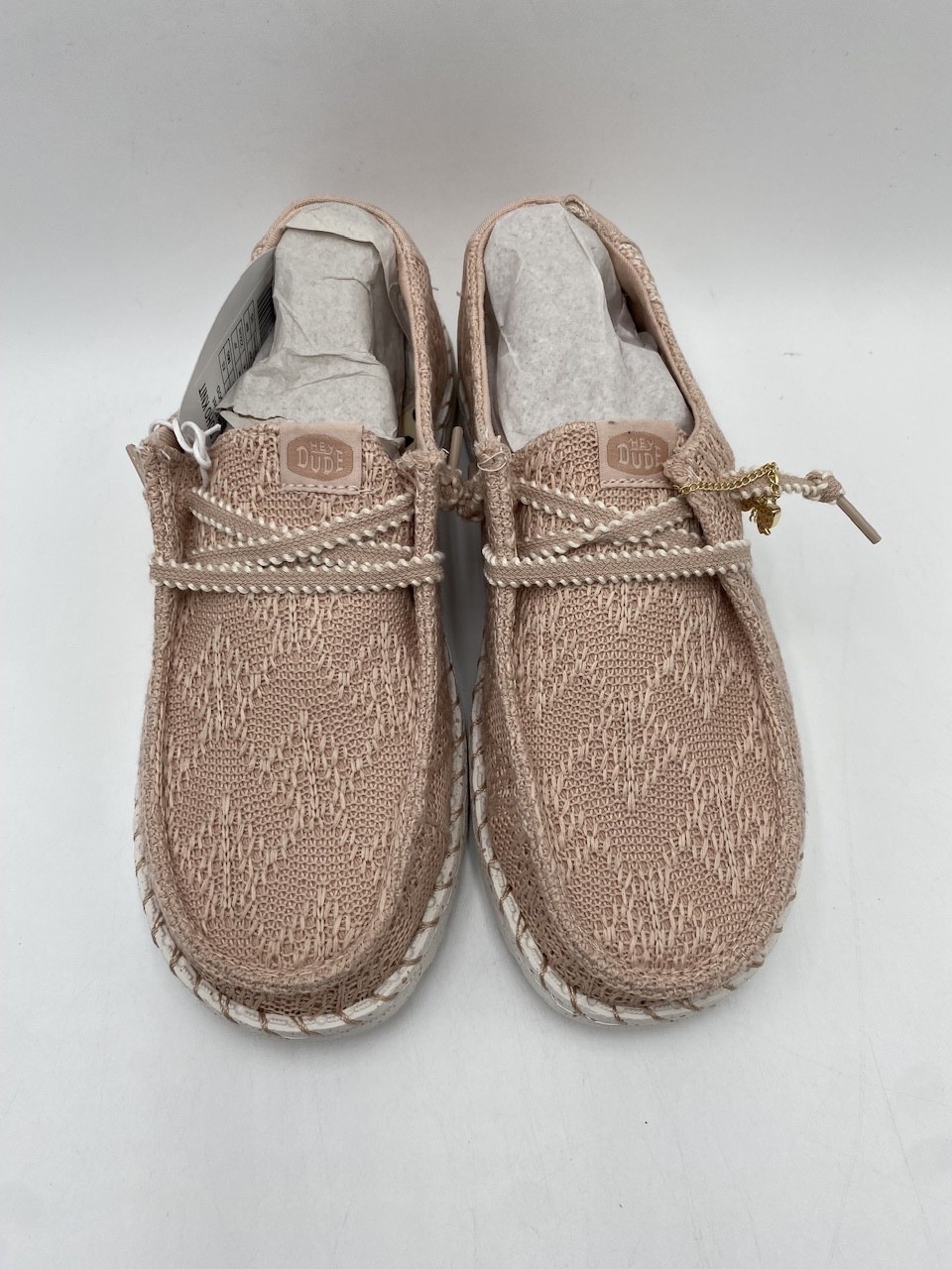 Hey Dude WENDY BOHO KNIT Women’s NEW Casual Loafers Rose Dust Multiple Sizes