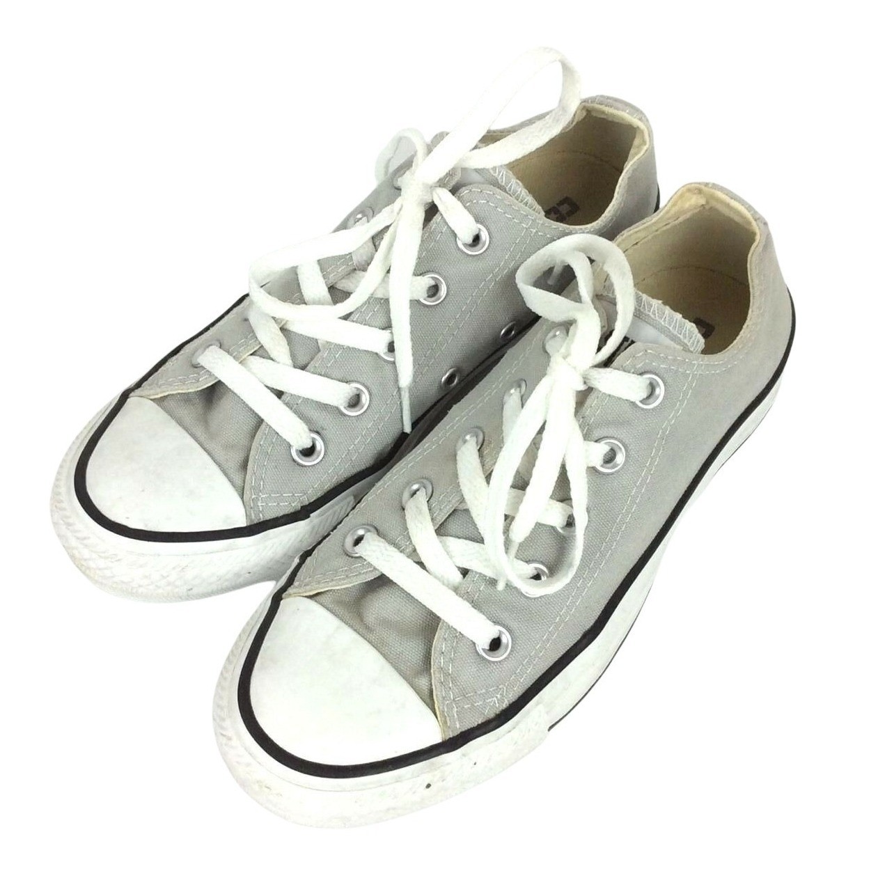 Converse All Star Chuck Taylor Low Top Sneakers Gray Unisex Size Mens 4 Womens 6