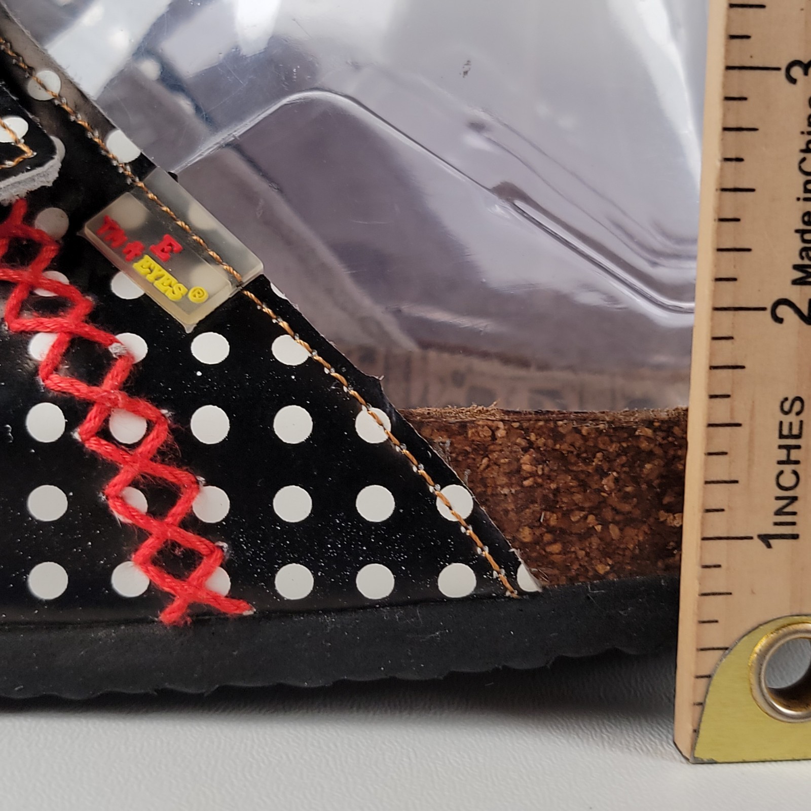 The Art Company Women’s Polka Dot Sandals Size 42 Euro Strappy Comfort Slides