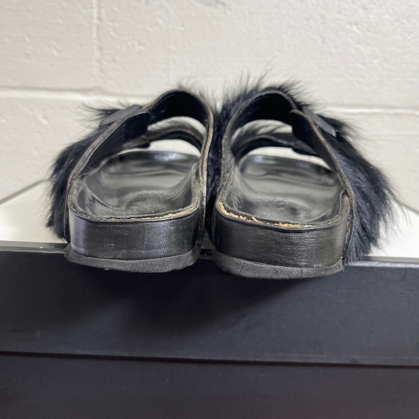 Rick Owens x Birkenstock Arizona Calf Hair Sandals Women’s 38 EU/7 US Narrow