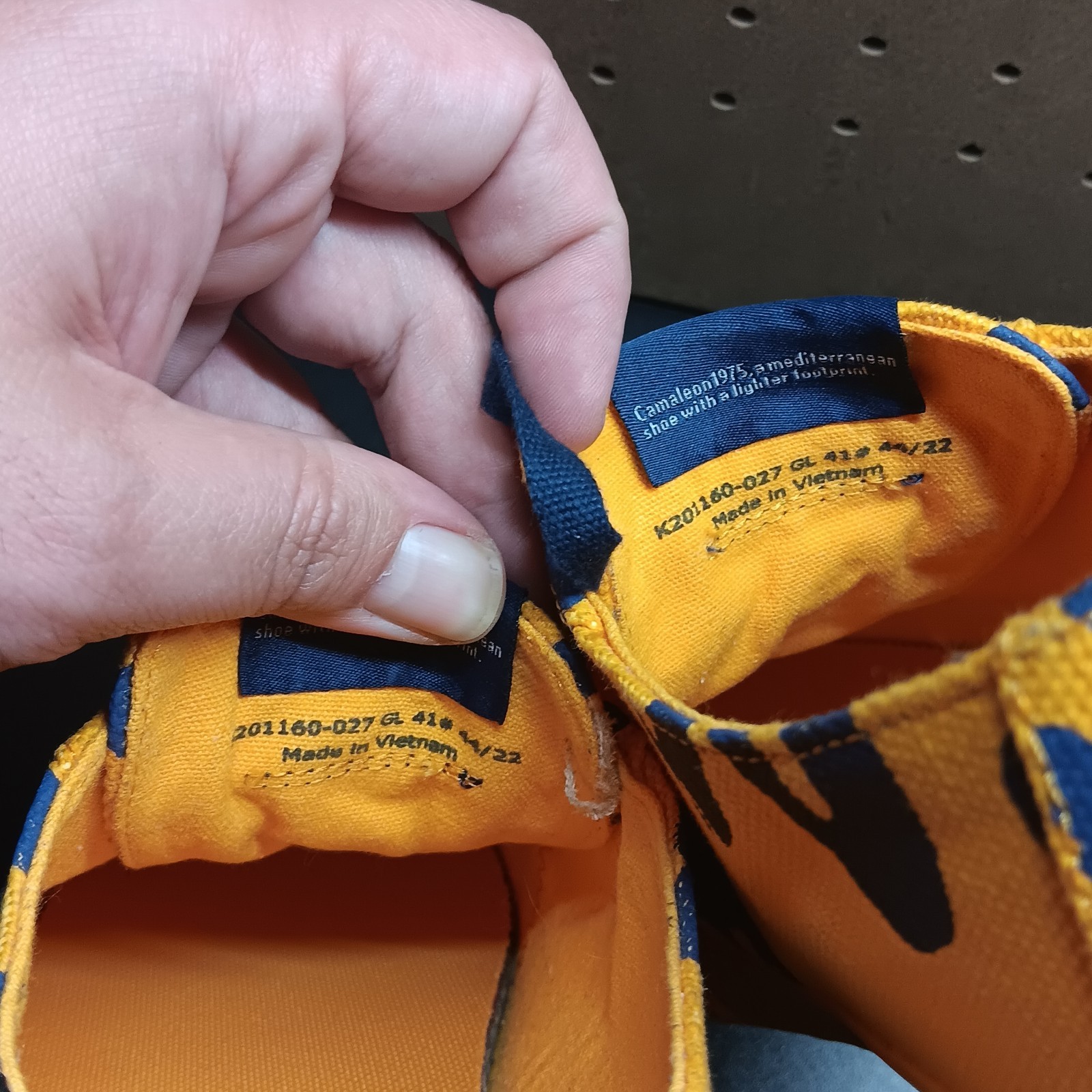 Camper Cameleon 1975 Shoes Womens Size US 10 EU 41 Orange Blue Recycled Cotton