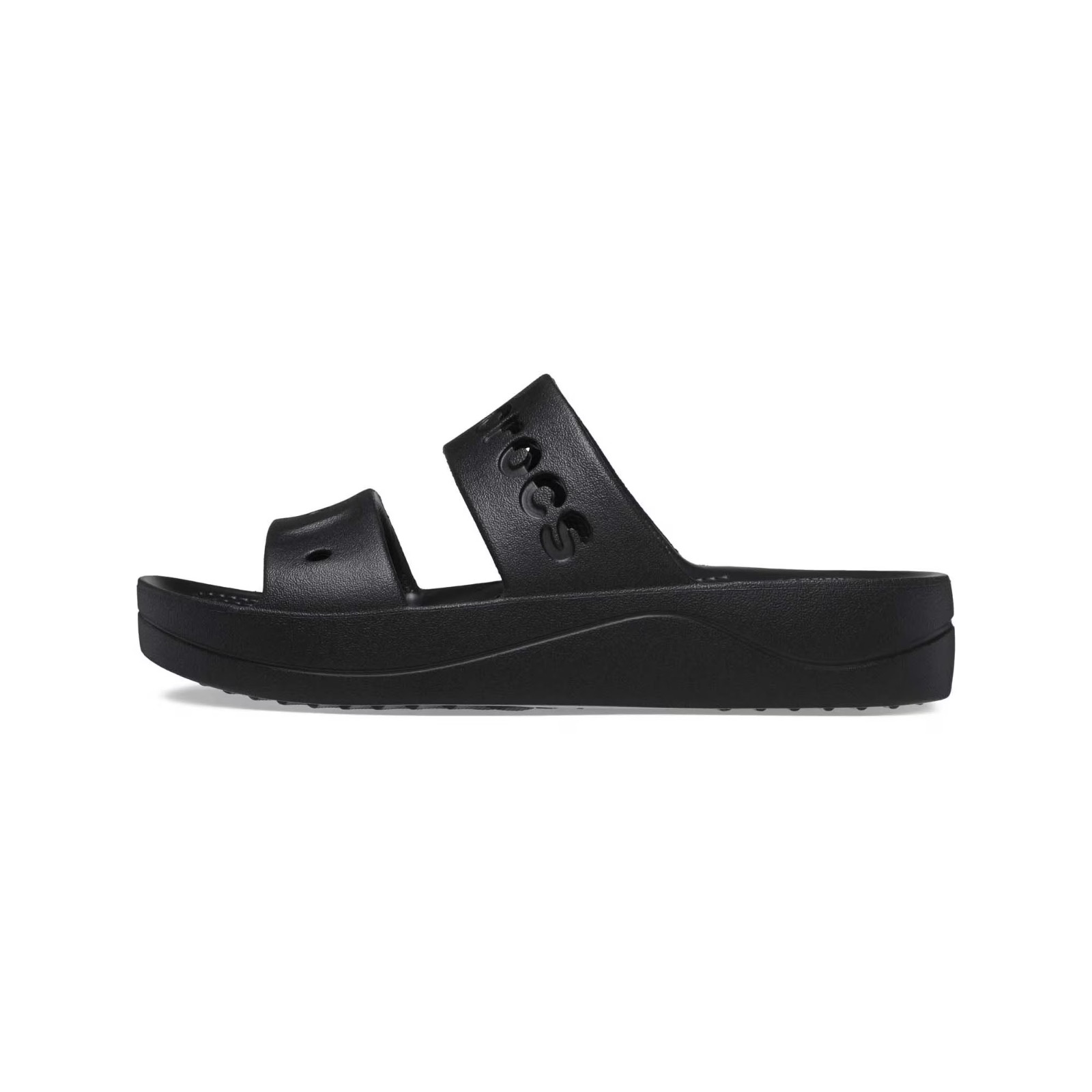 Crocs Adult Women’s Baya Platform Slide Sandal Comfortable and Lightweight Black