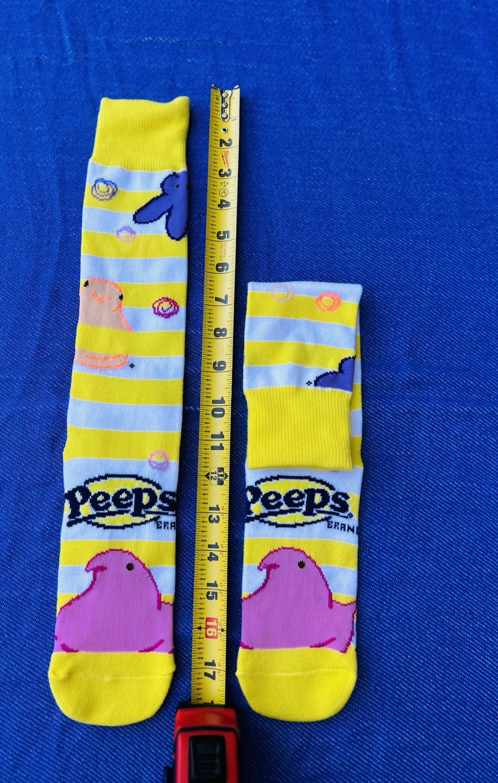 PEEPS Rice Krispies Treat Flavored Marshmallow Chicks Funky Yellow Women Saks