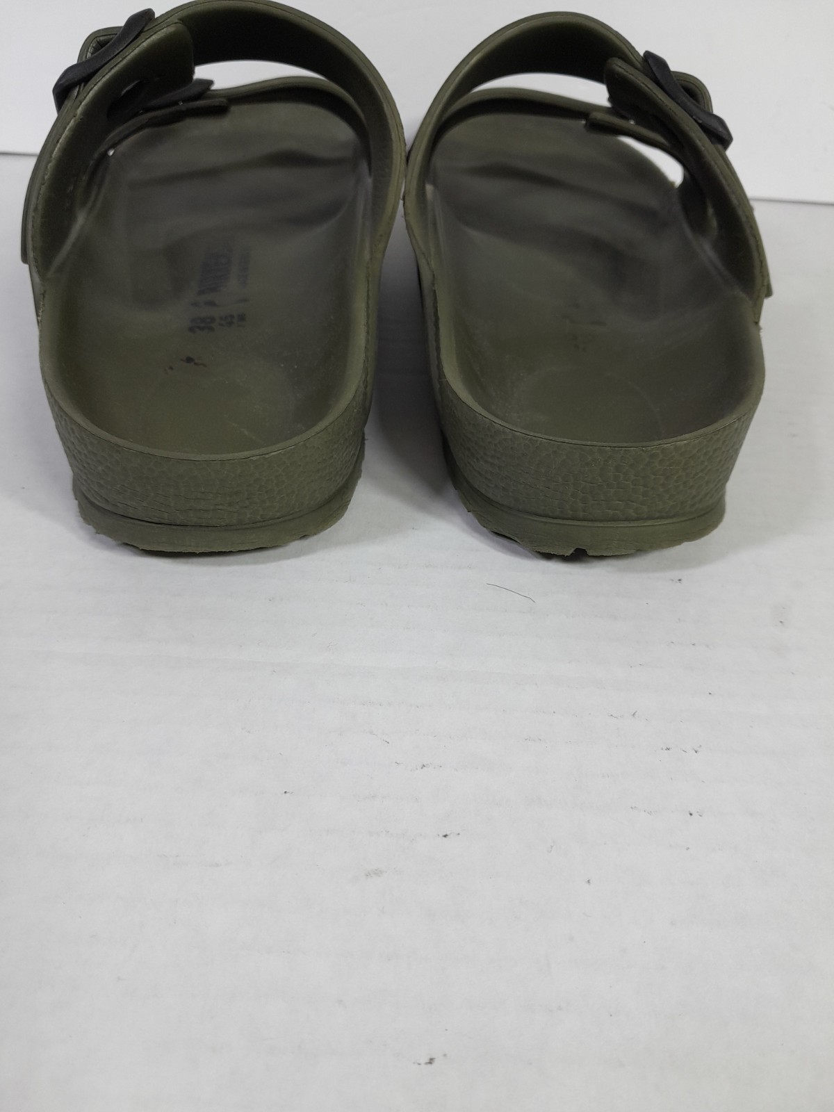 Birkenstock Arizona Essentials EVA Olive Green / Black Buckle 38 WMN 7 M 5