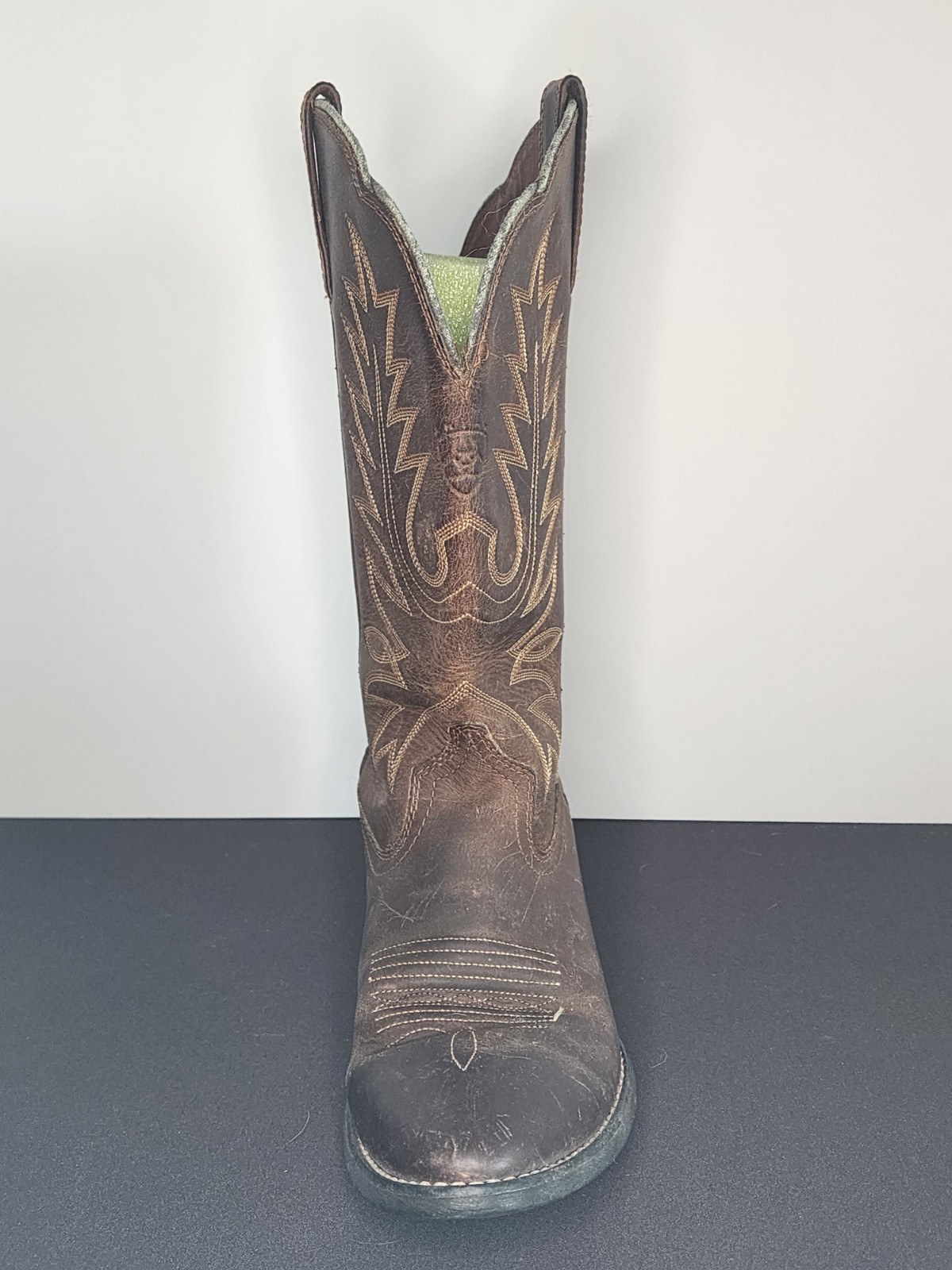 Ariat Women’s 5.5 Cowboy Western Boots Brown Leather