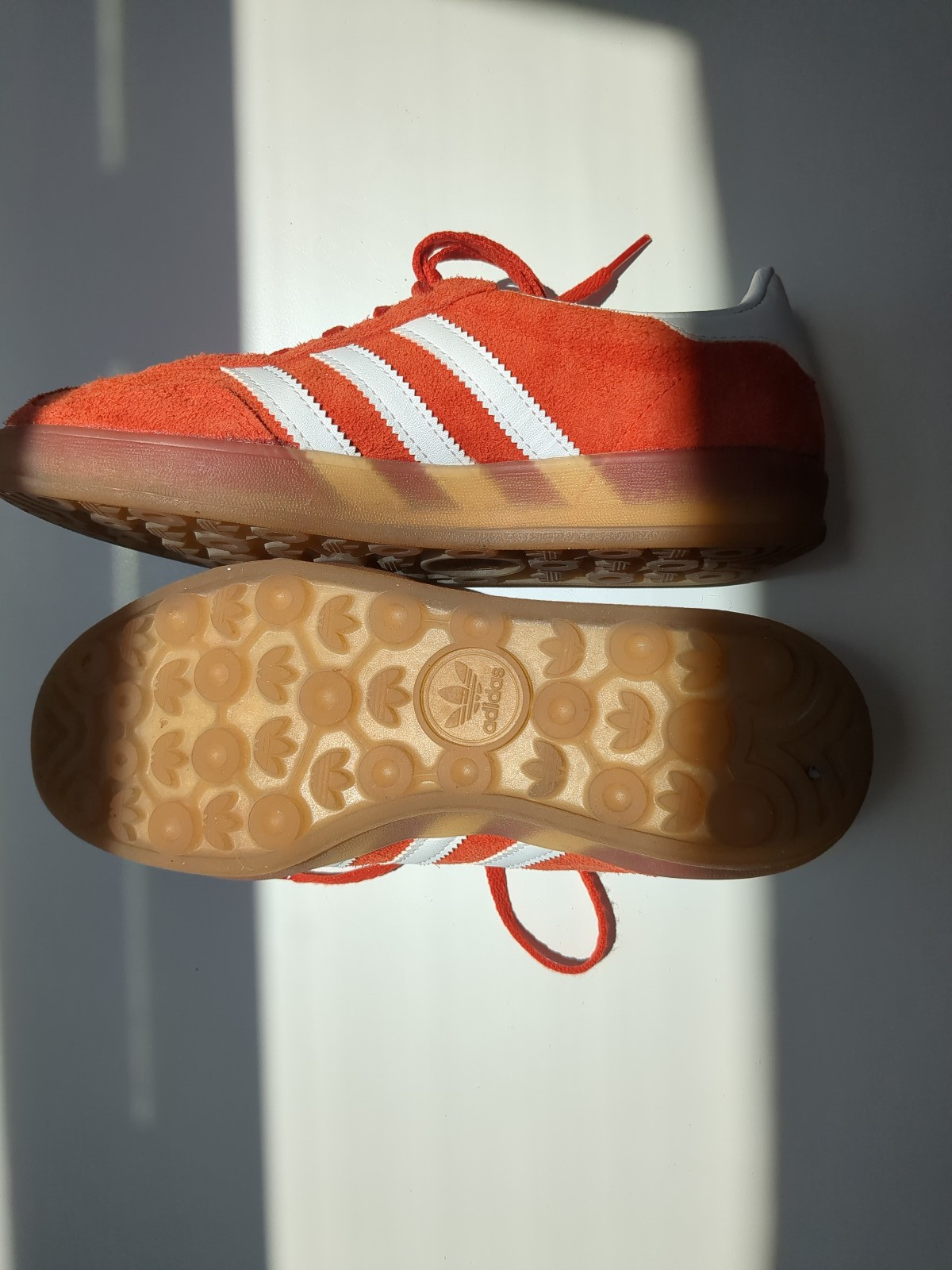 Adidas Gazelle Indoor Bold Orange Suede Sneakers Women’s 6W