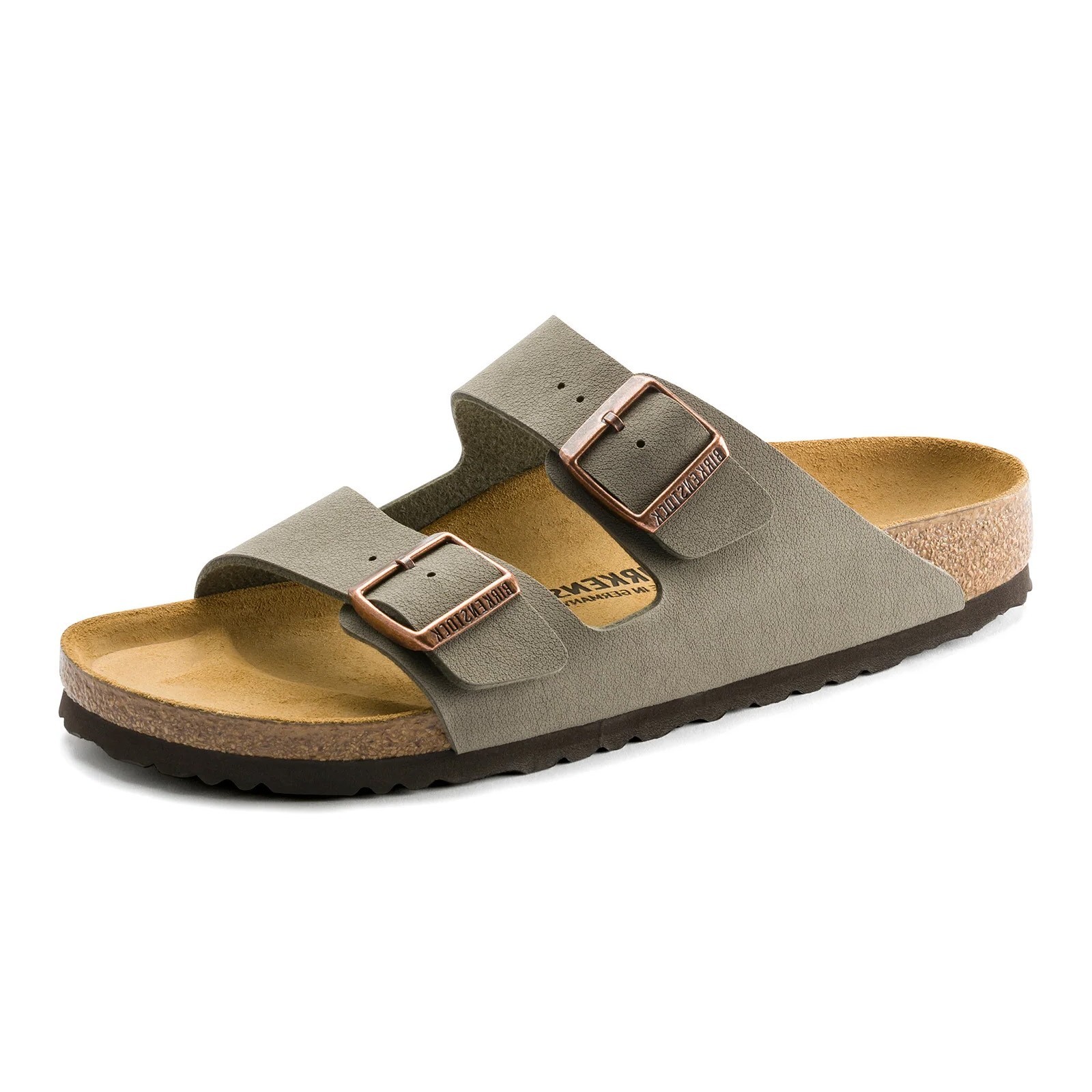 Birkenstock Arizona Stone Soft Footbed Birko-Flor Unisex Sandals Wide/Narrow