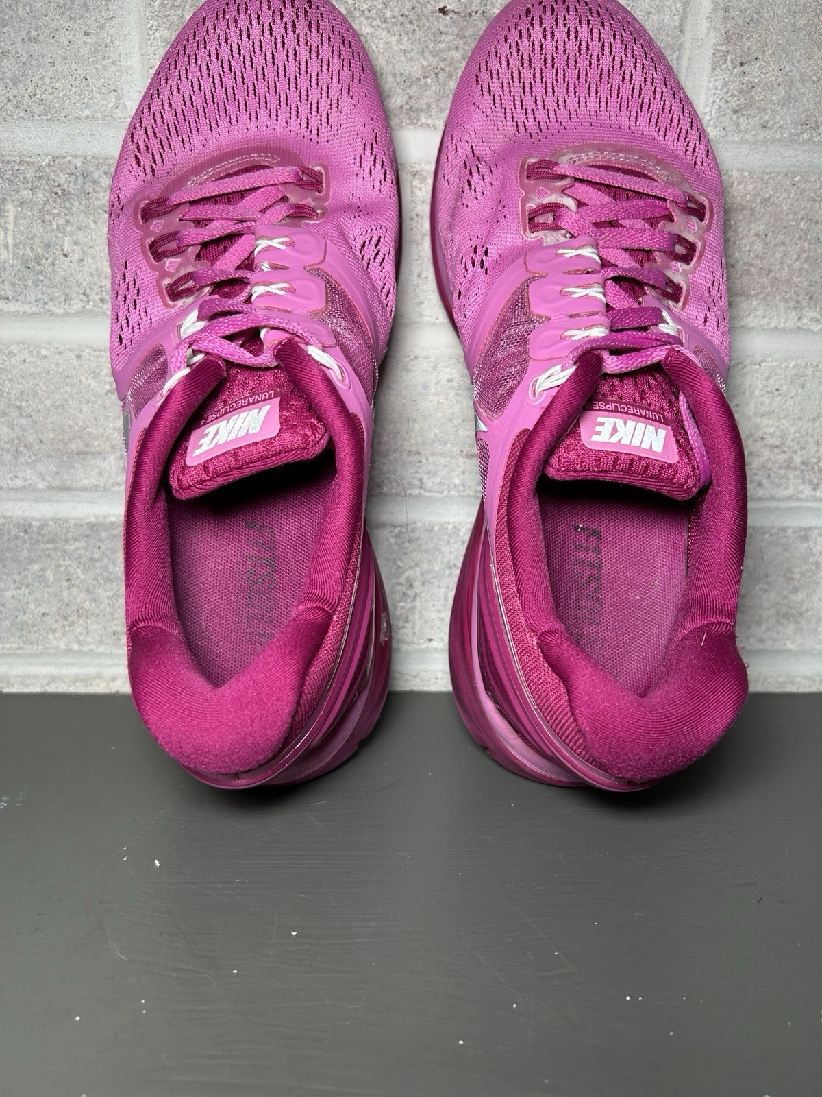 Nike Lunar Eclipse Purple Low Top 629683-510 Women Size 8.5