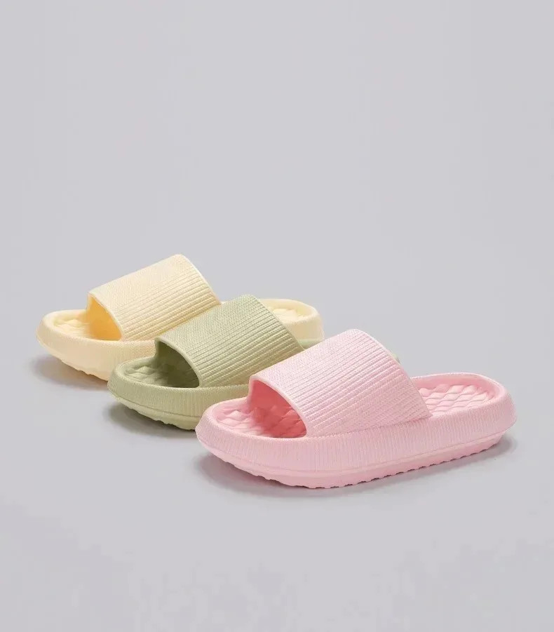 Women’s Thick Platform Cloud Slippers EVA Soft Sole Pillow Slides Summer Beach F