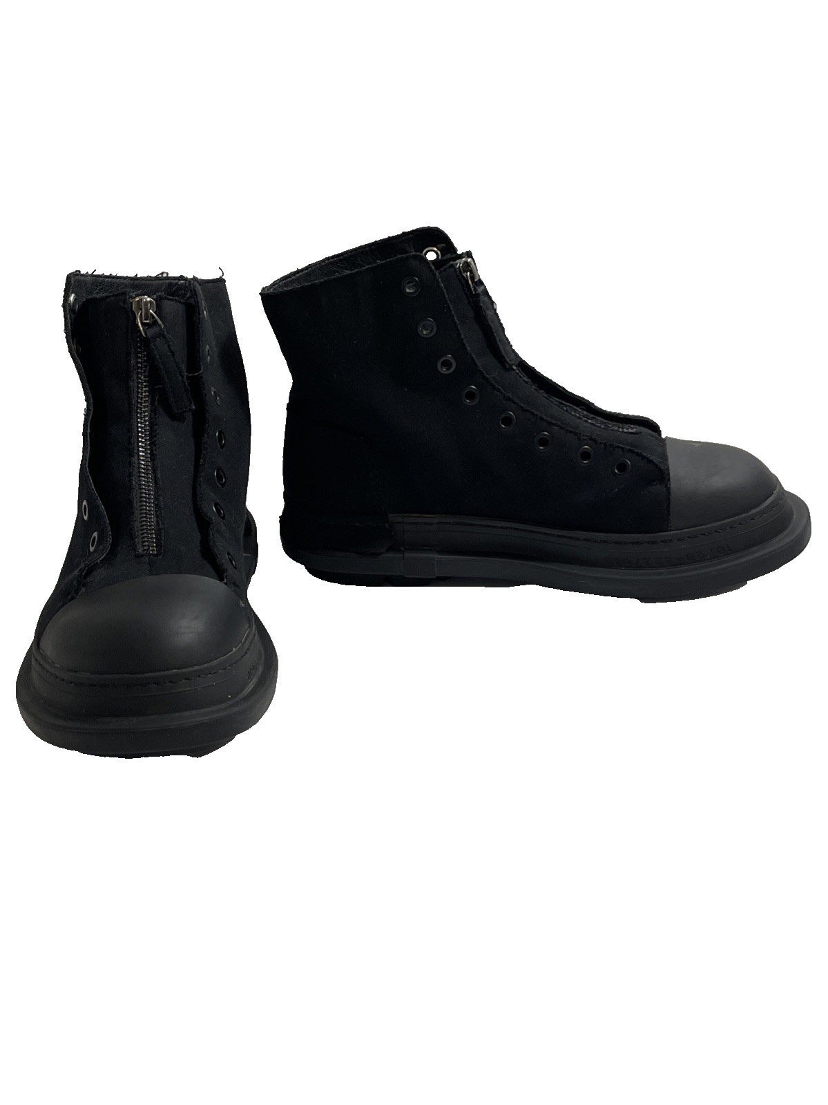 Rundholz Black Label Sneakers Womens 39 High Top Shoes Black US 9 Avant Garde