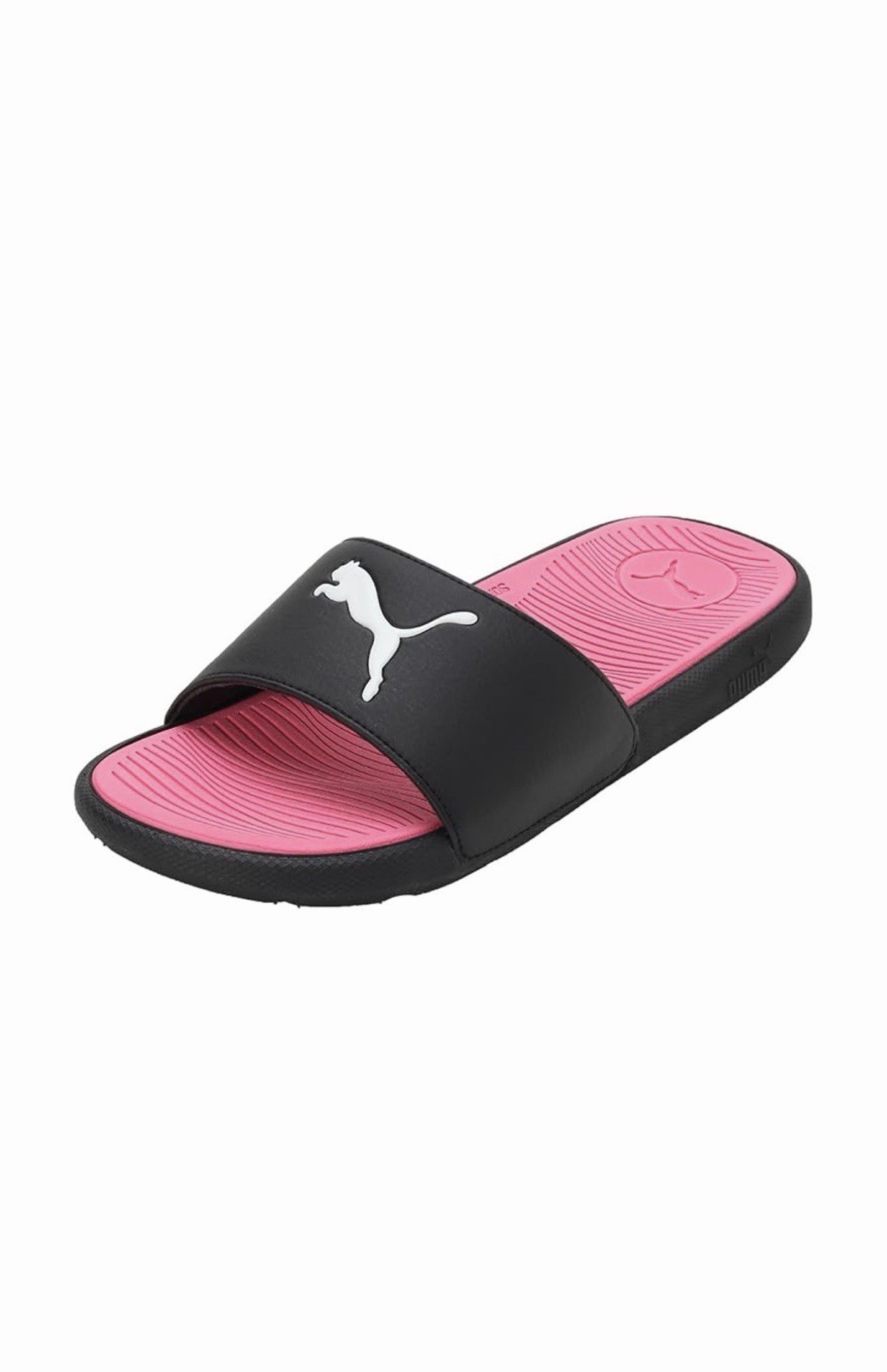 Puma Black & Pink Slide Sandals with White Logo. Cool cat 2.0 sport women’s 6