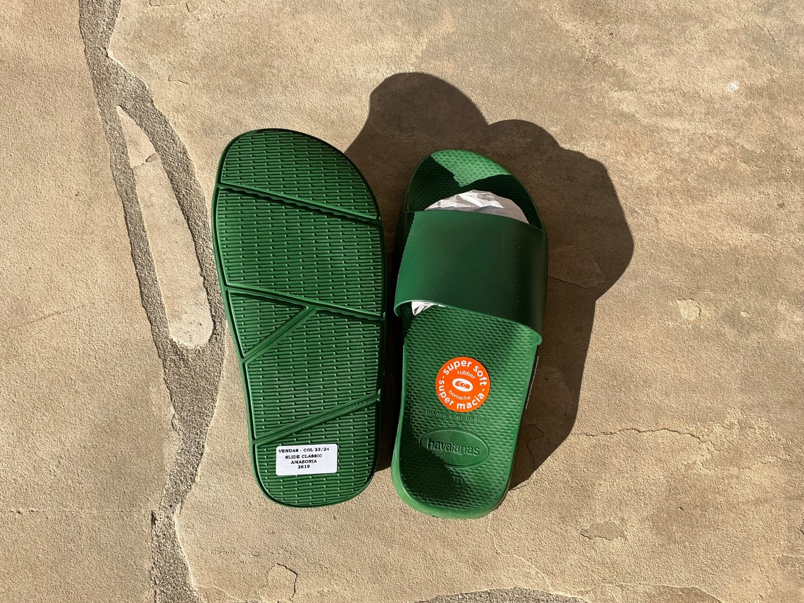 HAVAIANAS Classic Unisex Pink ,Green Yellow 7/8W 6/7 M