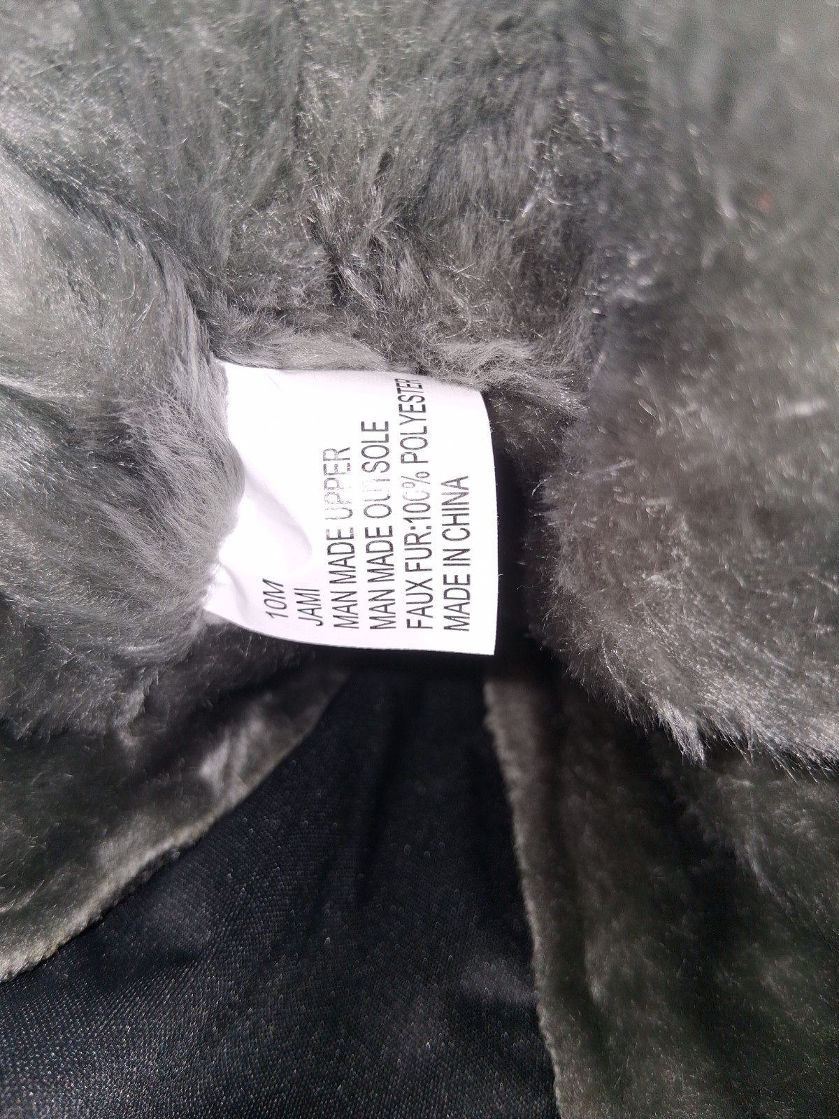 Totes women’s gray Lace Up side Zip High winter fur lined snow Boots size 10