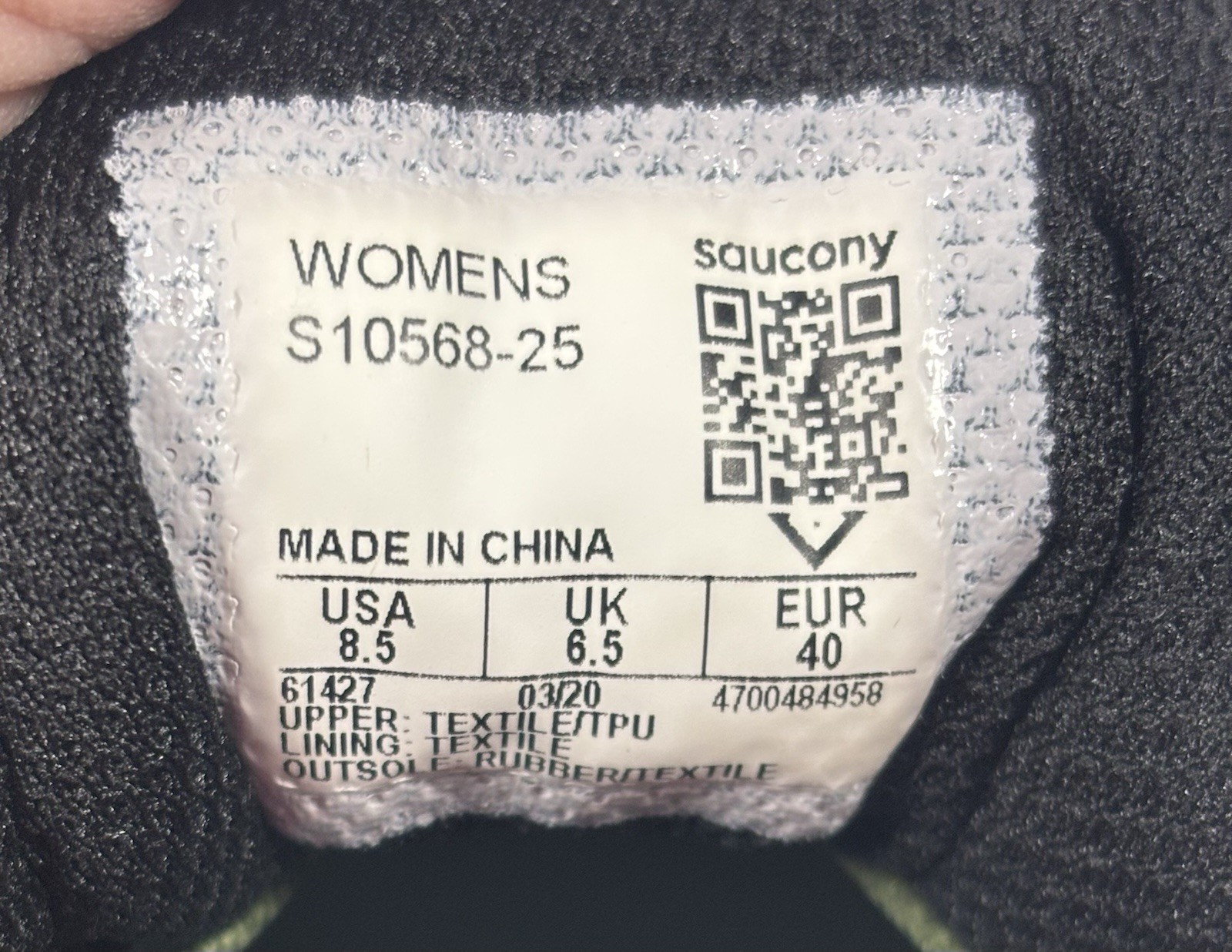 Saucony Peregrine 10 ST Trail Running EUC Women’s US 8.5 Blue Green S10568-25