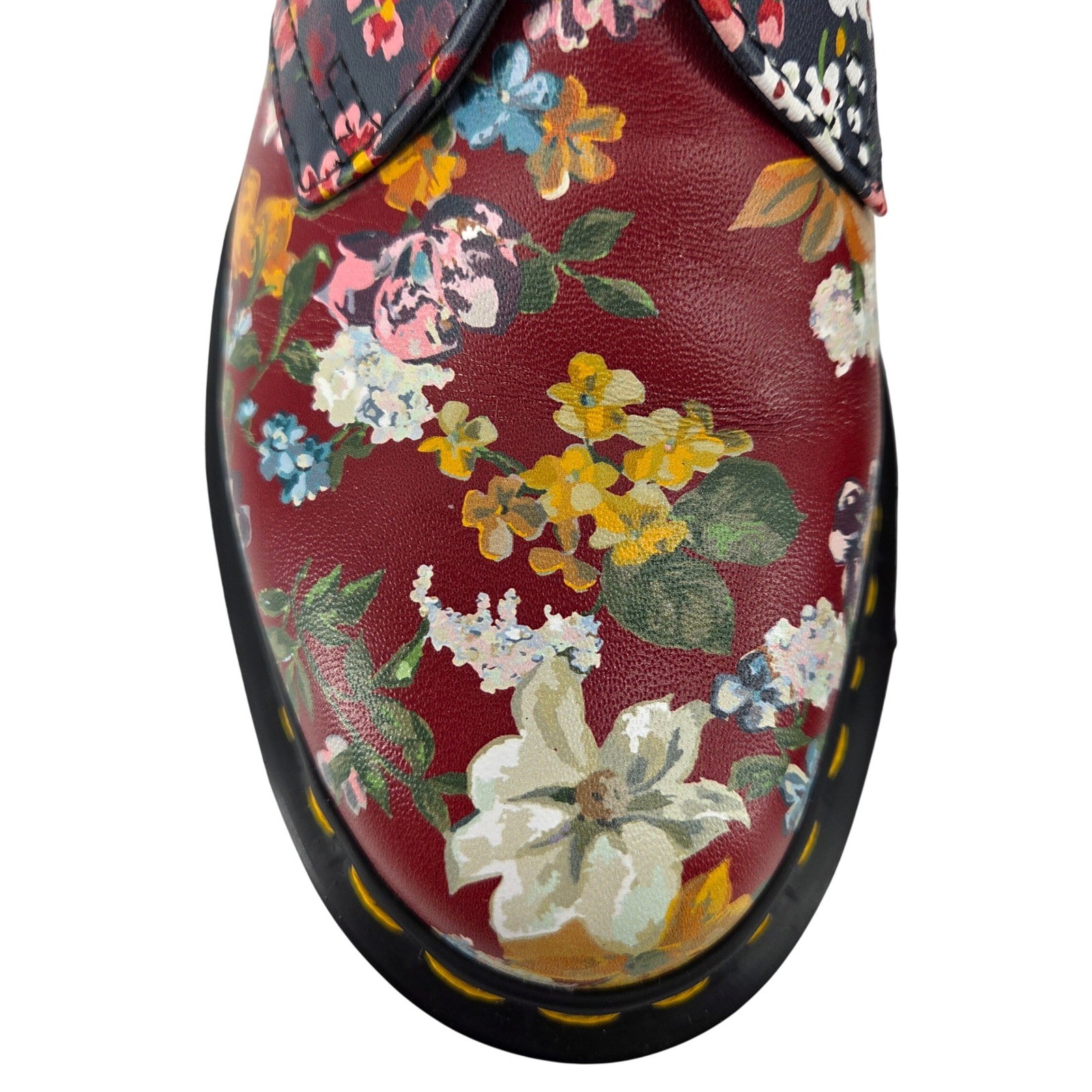 Dr. Martens 1461 Floral Clash Oxford Shoes Multicolor Wanderlust Leather Boho 8
