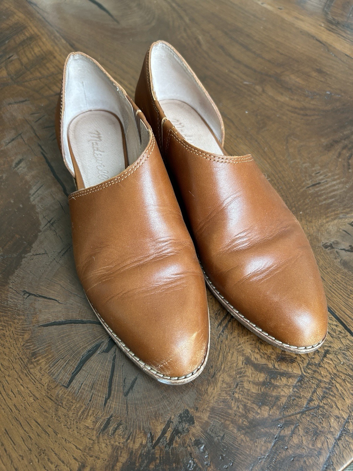 Madewell the Lucie Leather Shoes, Size 6.5