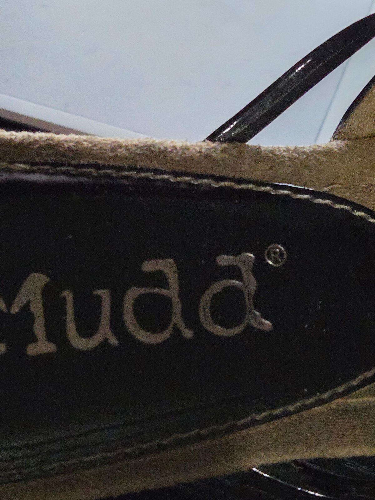 Mudd Womens Black Patent Juicy Wedge Heels Size 10M Platform Chunky Y2K 2000s