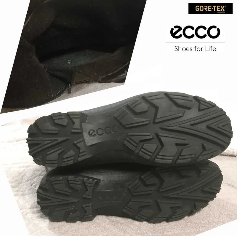 Women Ecco boots brown leather 42 #3QLA