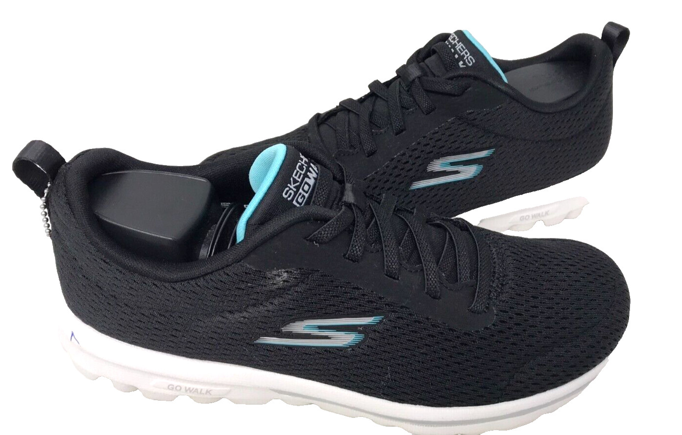 Skechers Women’s GoWalk Travel Fun Journey Slip On Shoes Black/Wht Size:7.5 87S