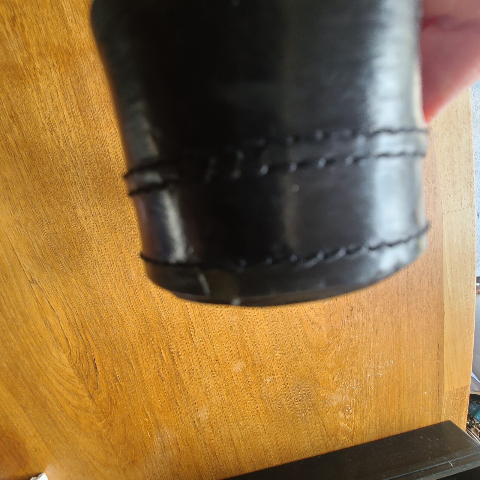 Vintage 1990s Black Leather Via Spiga Womens sz 9 square toe Mules