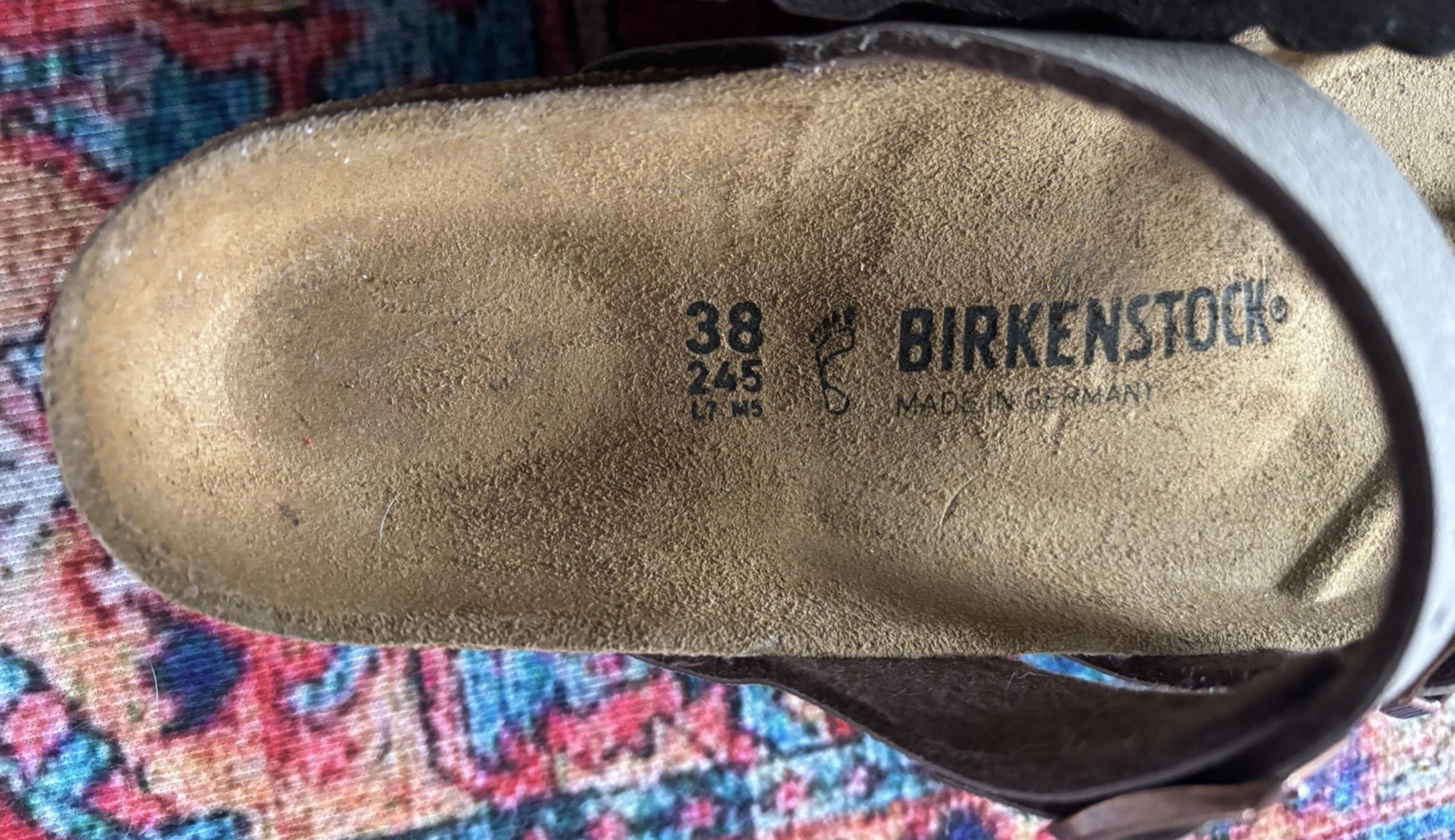 New Birkenstock Mayari Sandals Size 38 Eur 7-7.5 U.S. Made in Germany NWT No Box