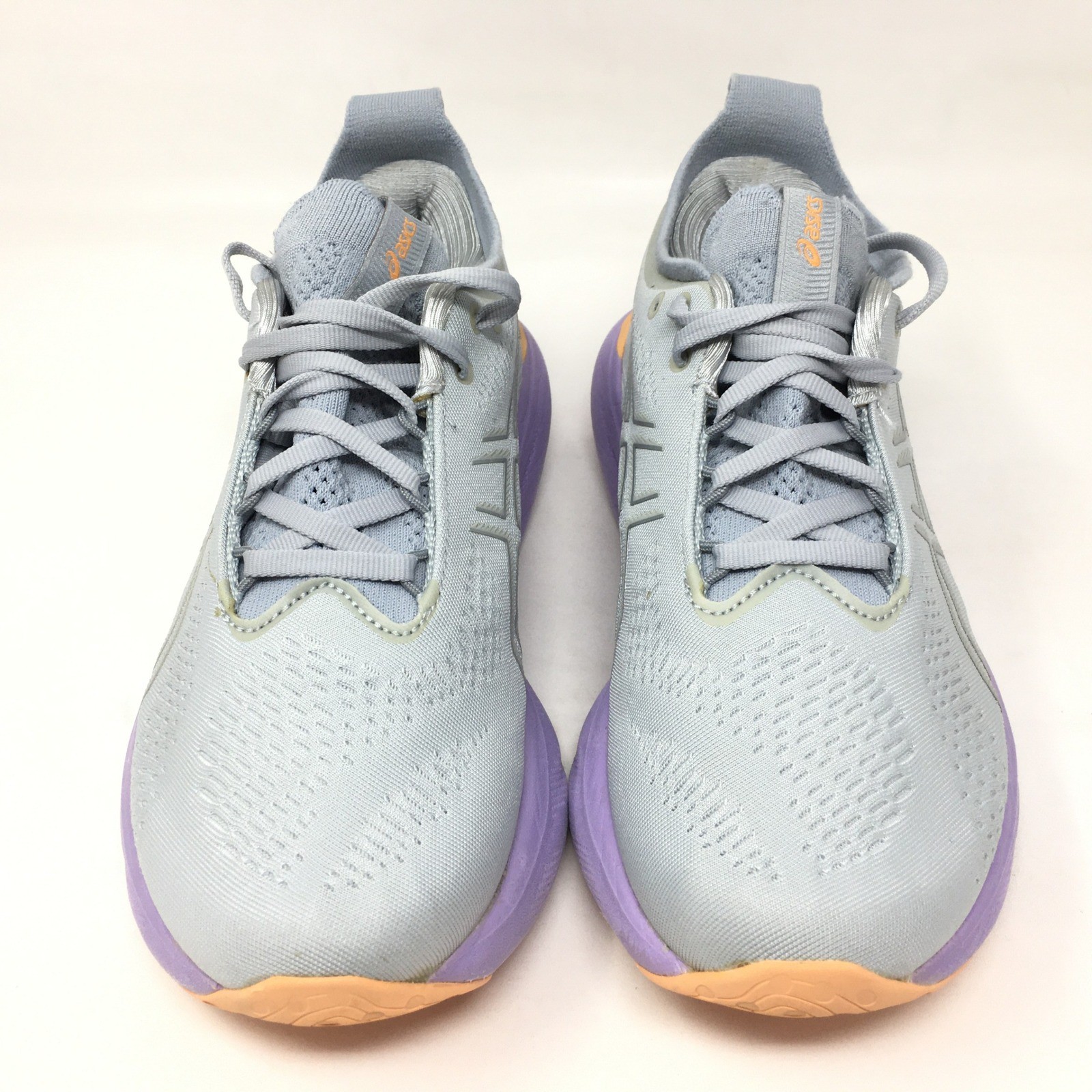 Asics Gel-Nimbus 25 Running Shoes Sneakers Womens Size 7 Piedmont Gray Purple