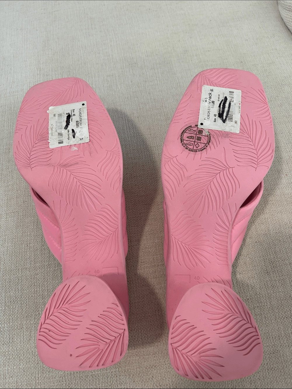 CAMPER Kiara Pink Textile Cross-strap Sandals, Size EU40/US9, NWT No box display